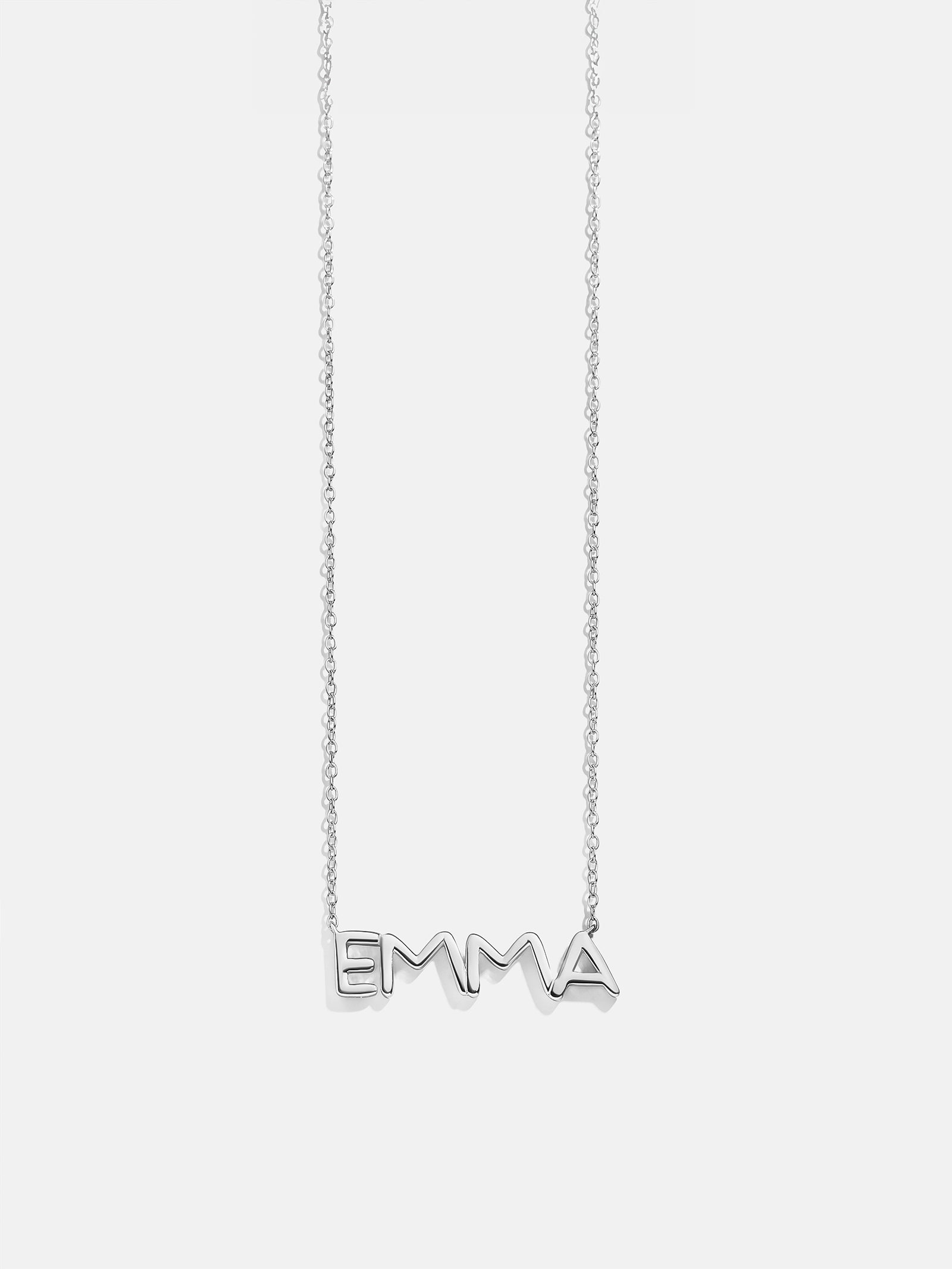 Premium 18K Gold Custom Nameplate Necklace - London Style