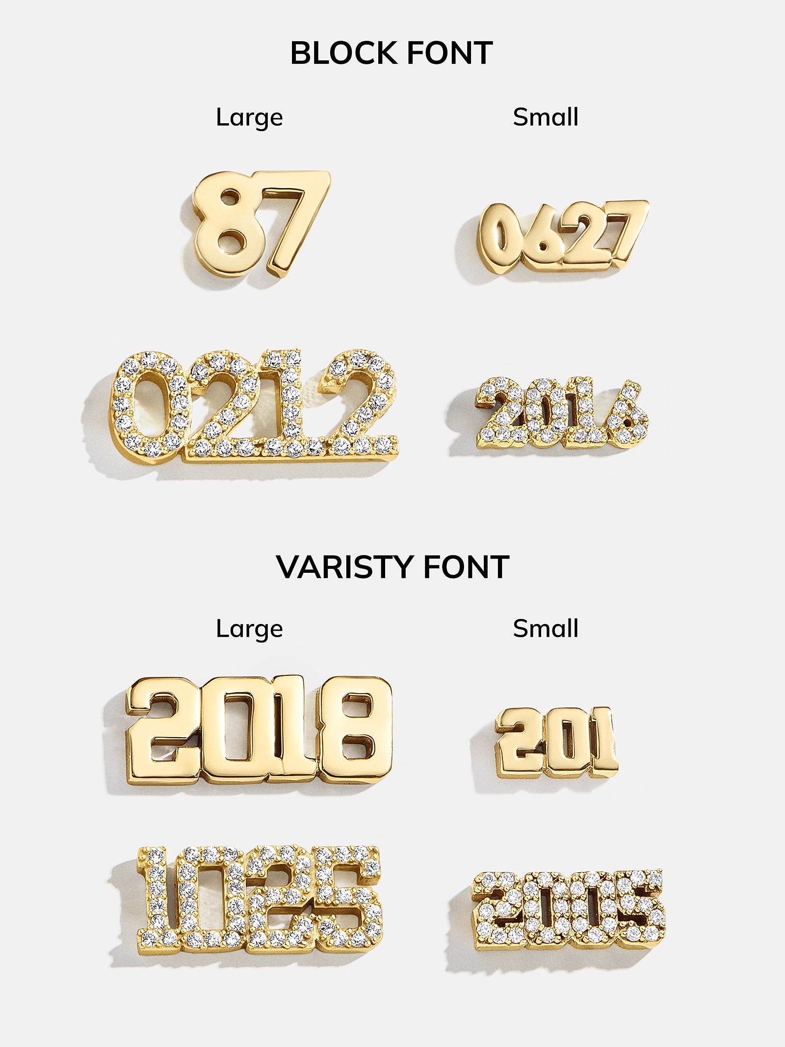 Premium 18K Gold Custom Number Bracelet - Personalized Block Font Design