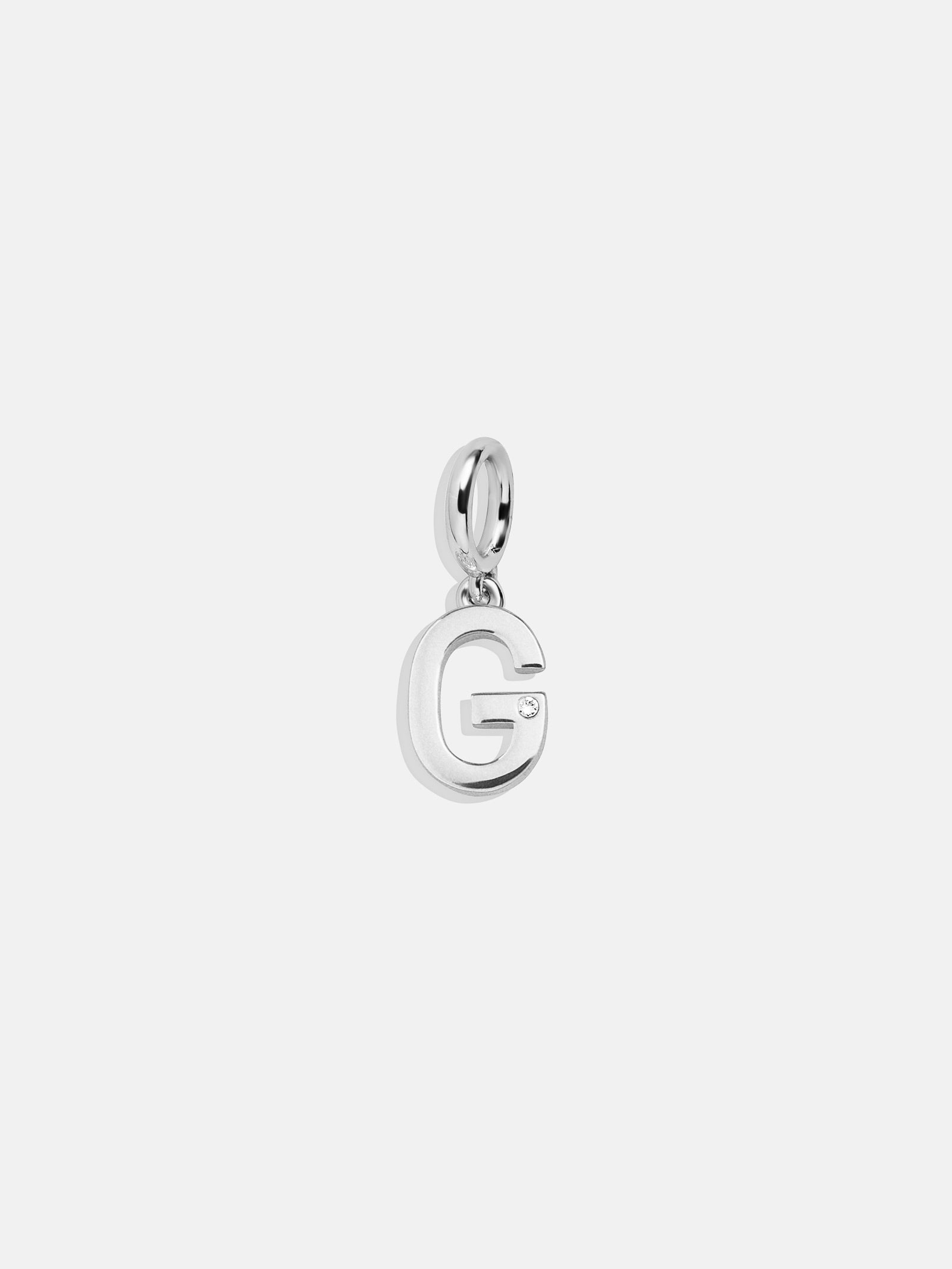 Premium Silver Initial Cluster Charm - G | Modern & Meaningful Jewelry