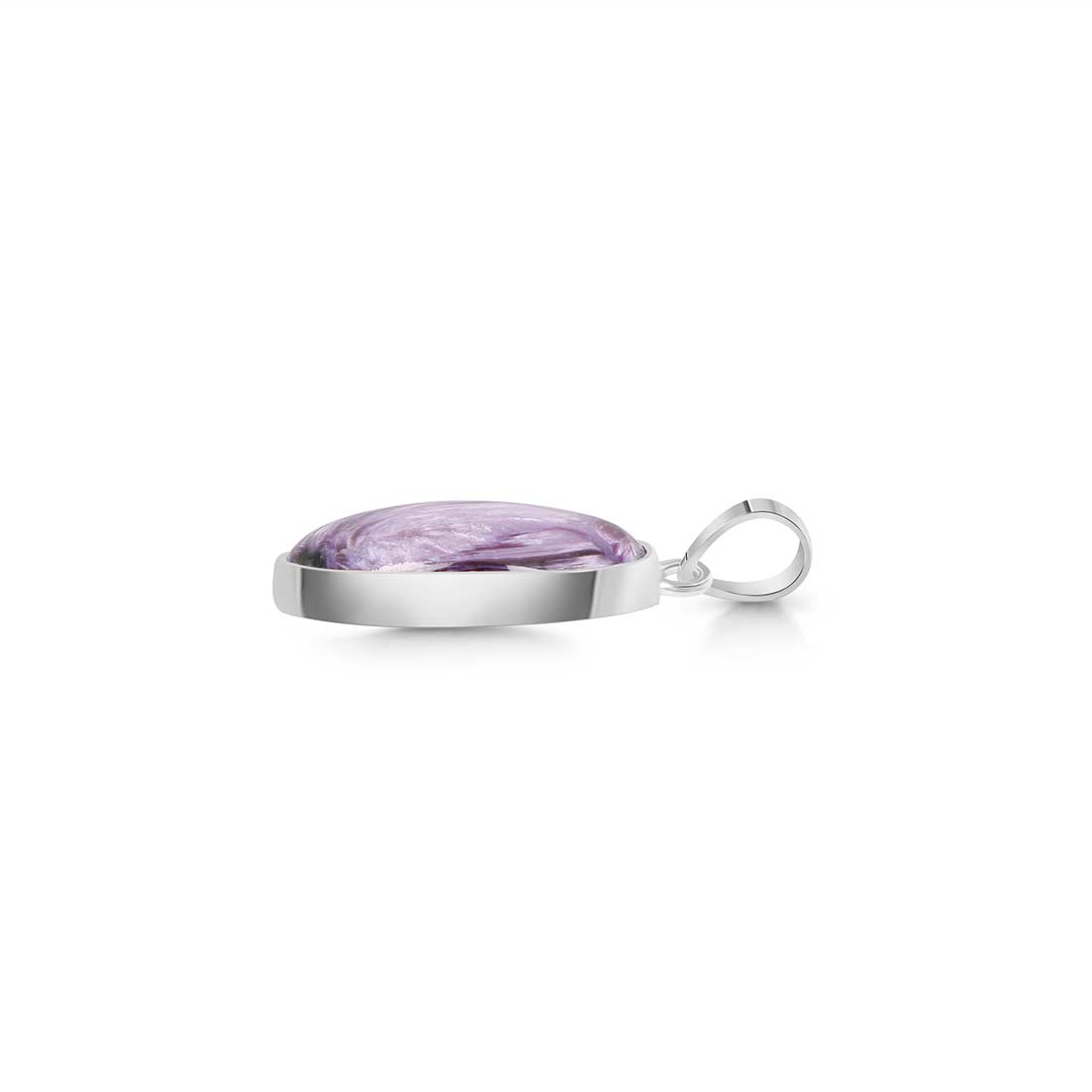 Premium Charoite Statement Pendant - CHR-P-50