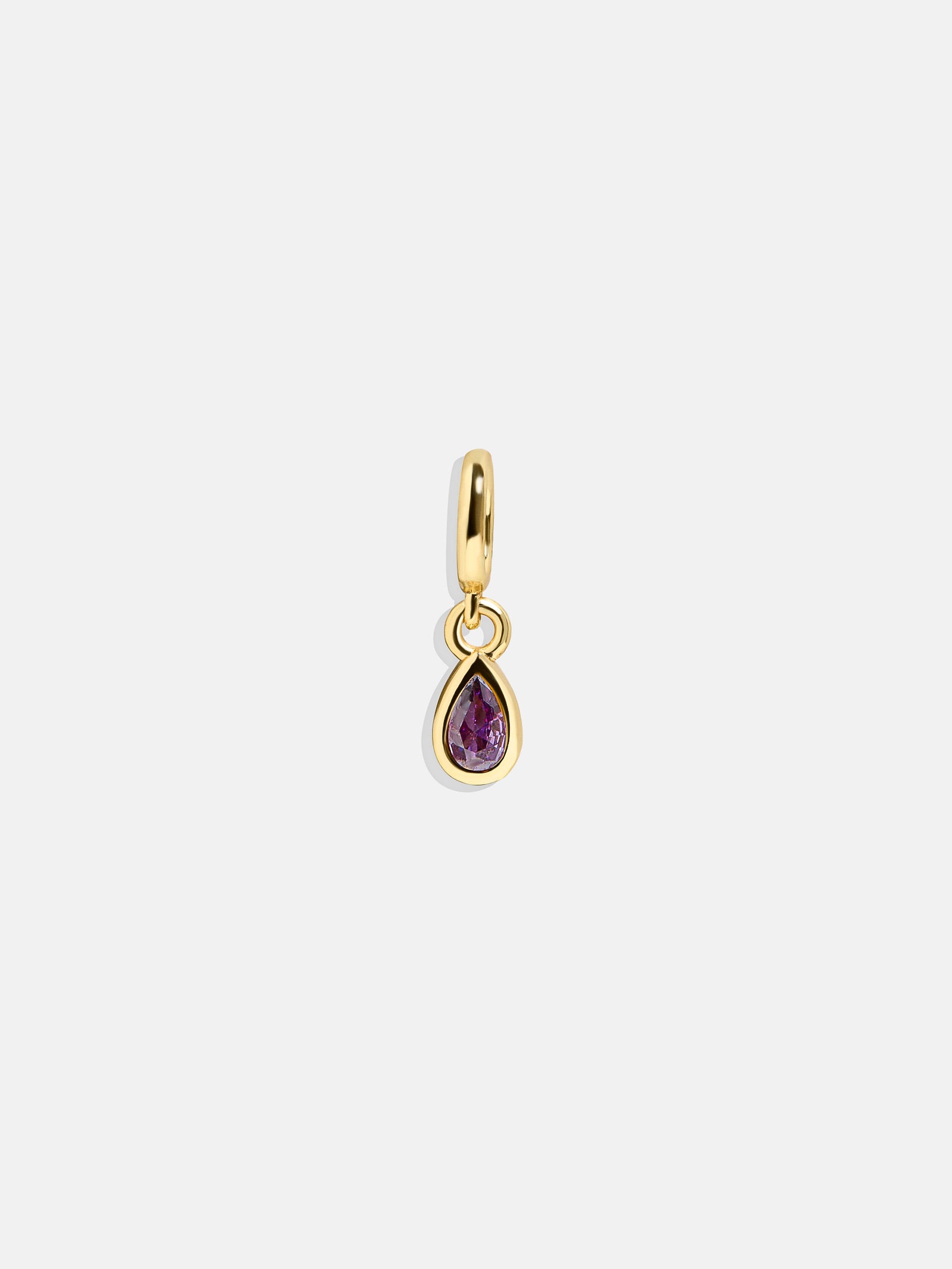 Premium Amethyst Birthstone Charm Necklace