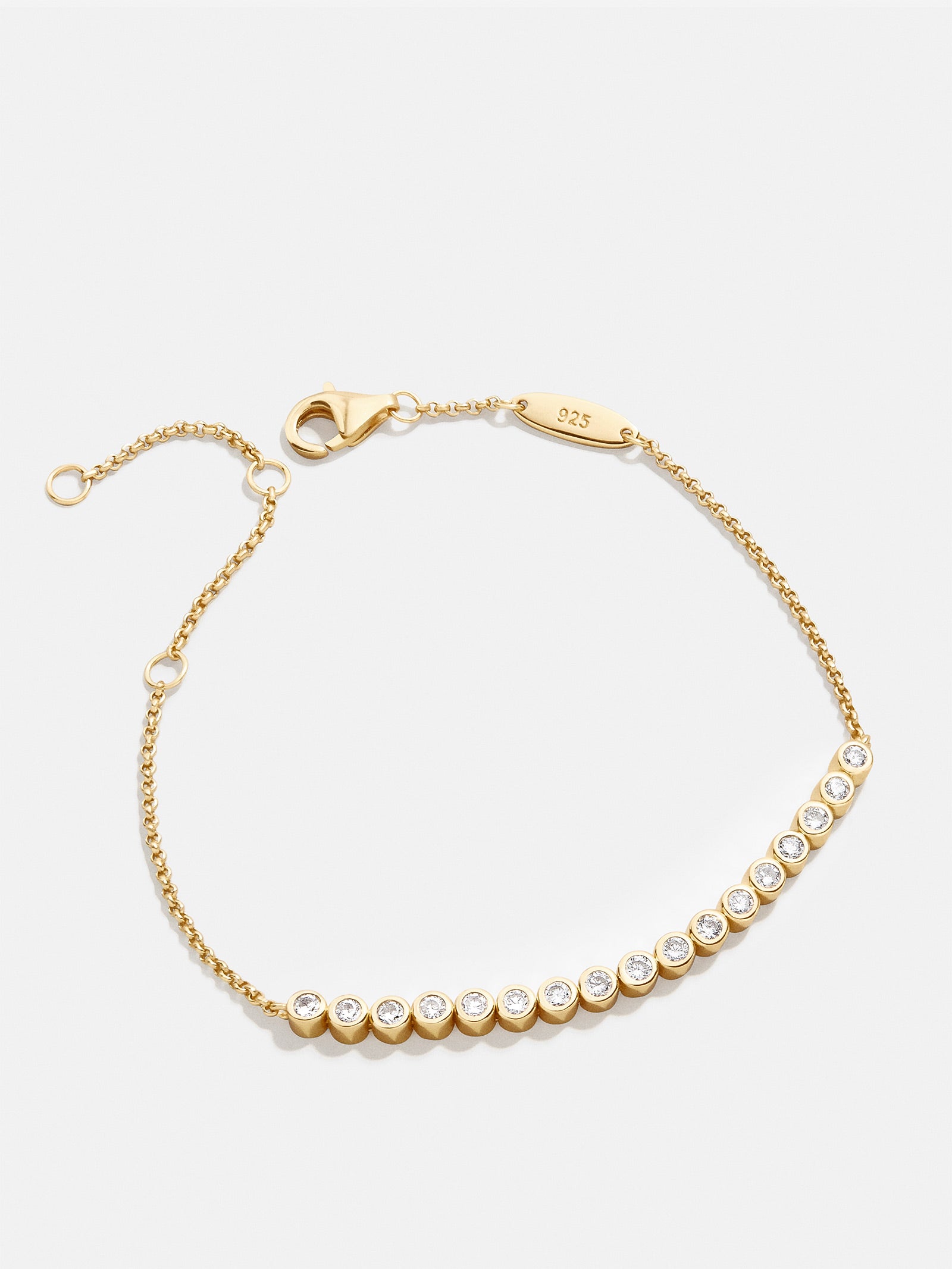 Sophie Premium 18K Gold Tennis Bracelet - Ultimate Elegance with Pavé CZ Stones