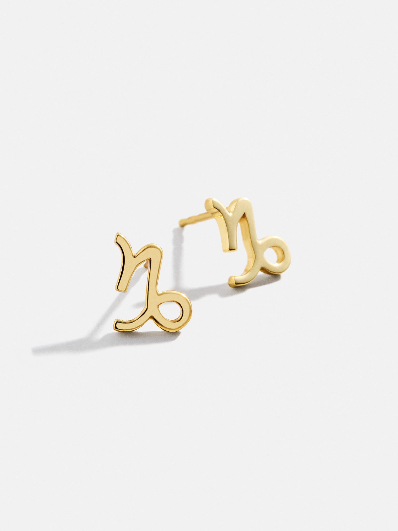 Premium 18K Gold Zodiac Stud Earrings - Gold Plated Sterling Silver