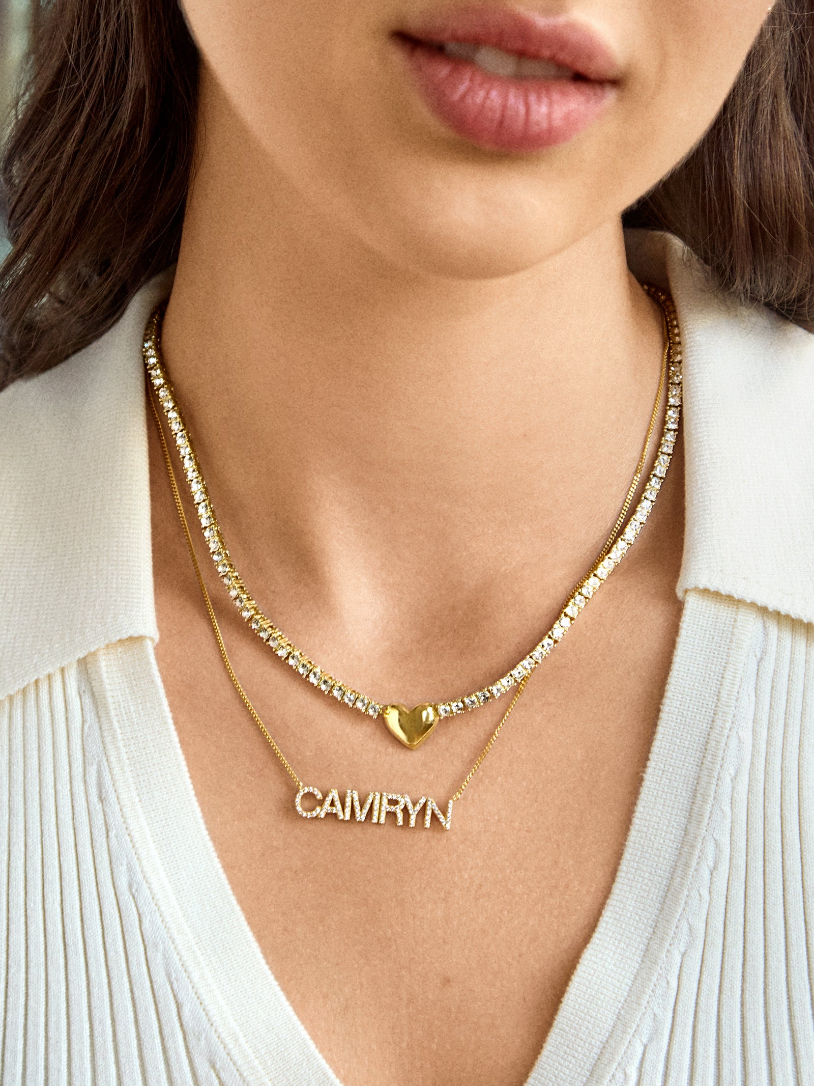 Premium Heart Tennis Necklace - Ultimate Style Statement