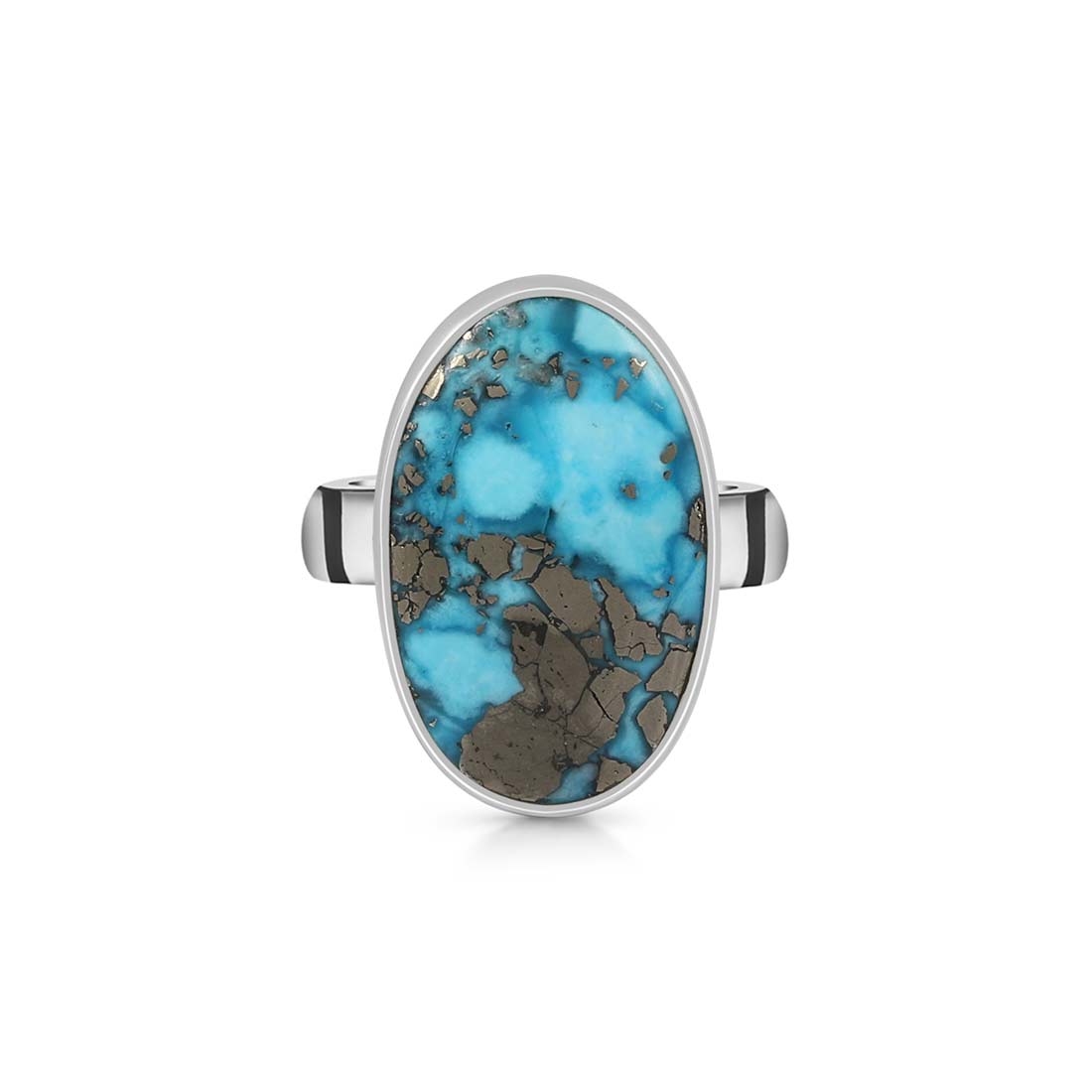 Premium Turquoise Statement Ring - Adjustable Elegance