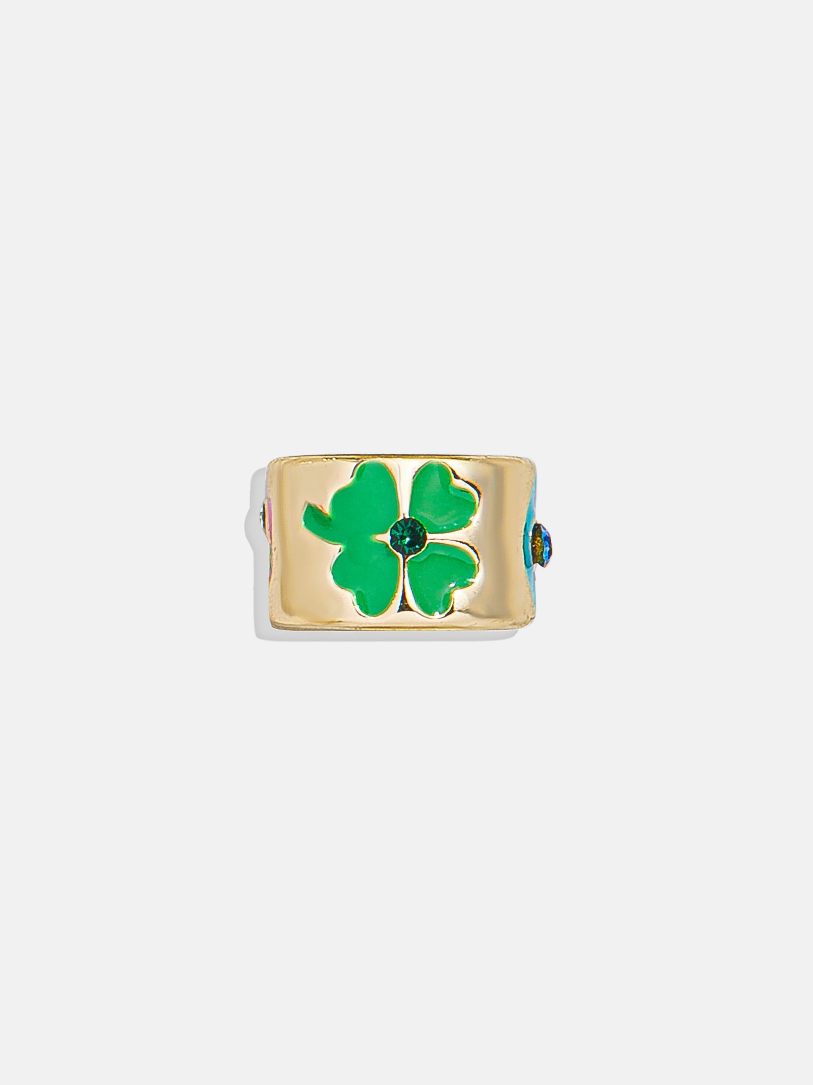 Premium Symbol 360 Spinner Charm - Clover | Modern & Personalized Jewelry