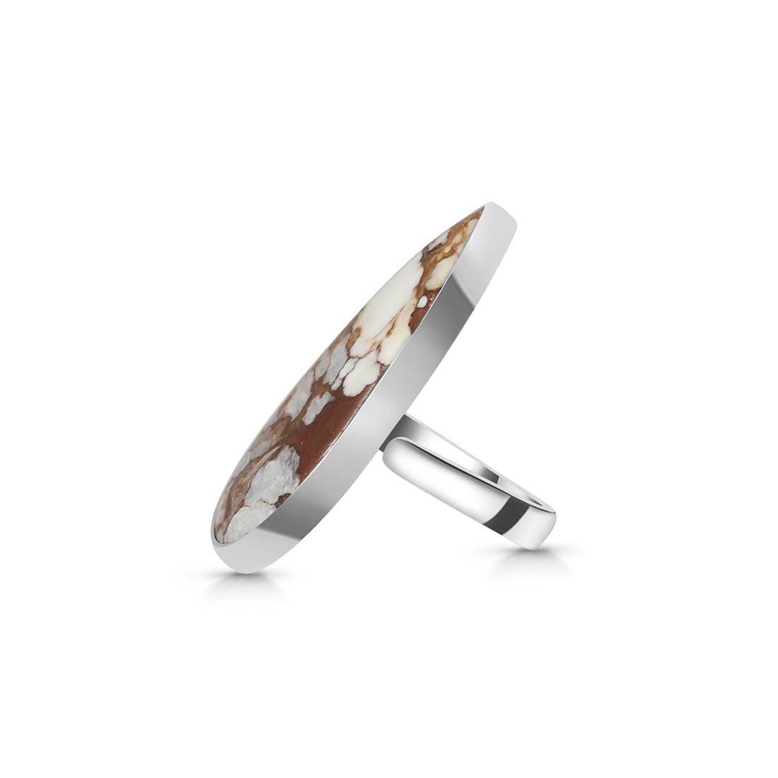 Premium Wild Horse Jasper Adjustable Ring - Ultimate Style & Comfort (WOJ-R-59)