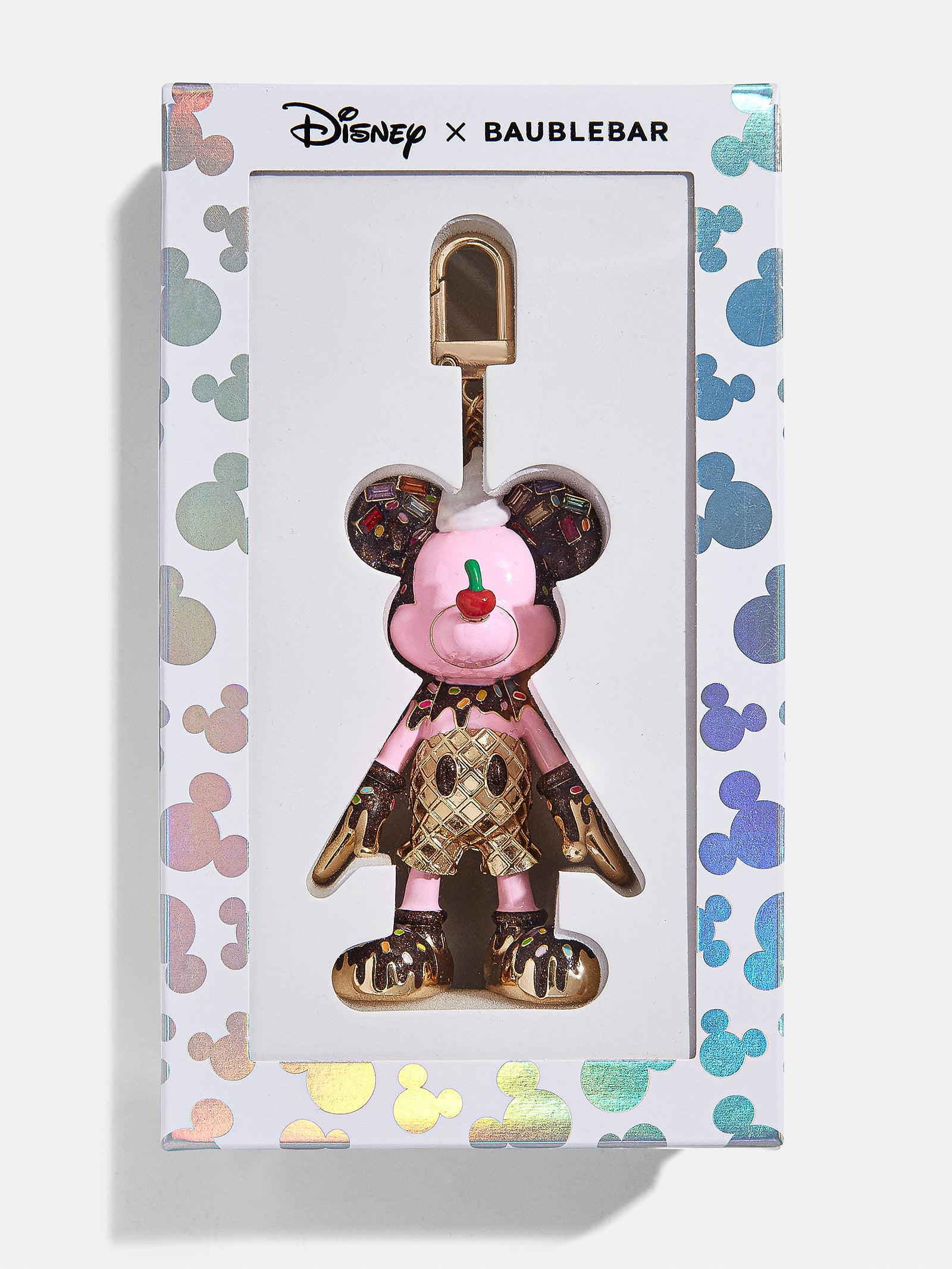 Ultimate Mickey Mouse Disney Bag Charm - Ice Cream Delight