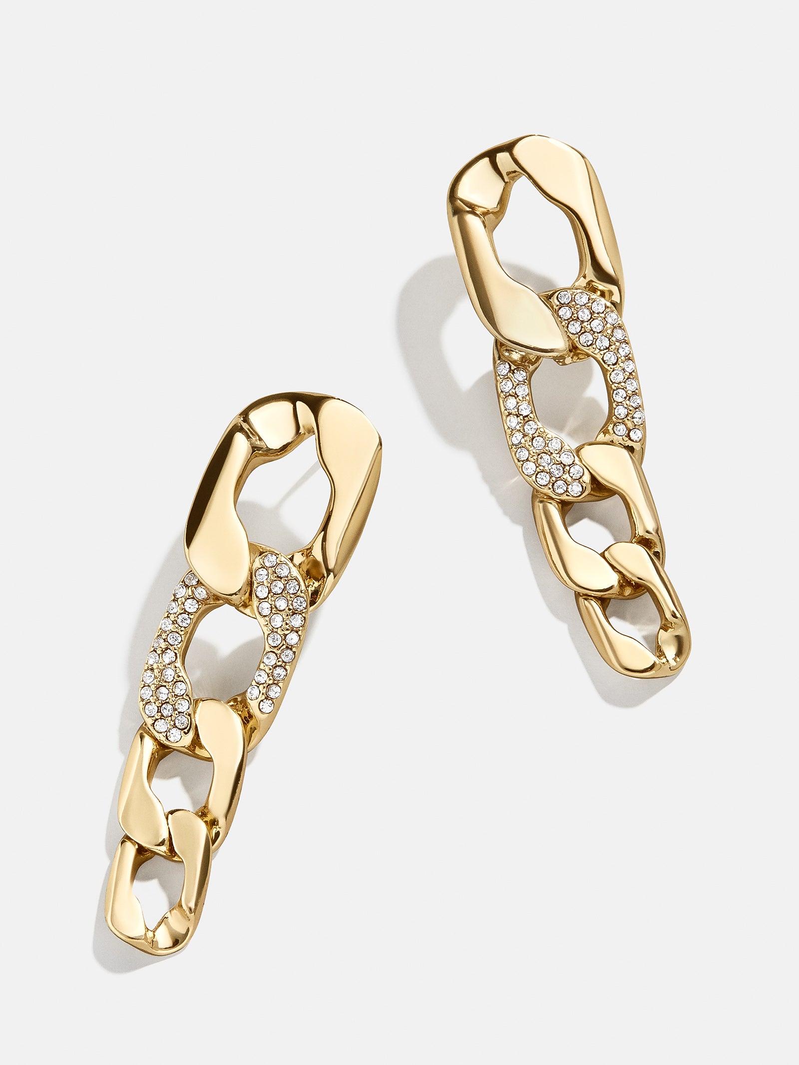 Premium Michel Drop Earrings - Gold & Pavé Sparkle