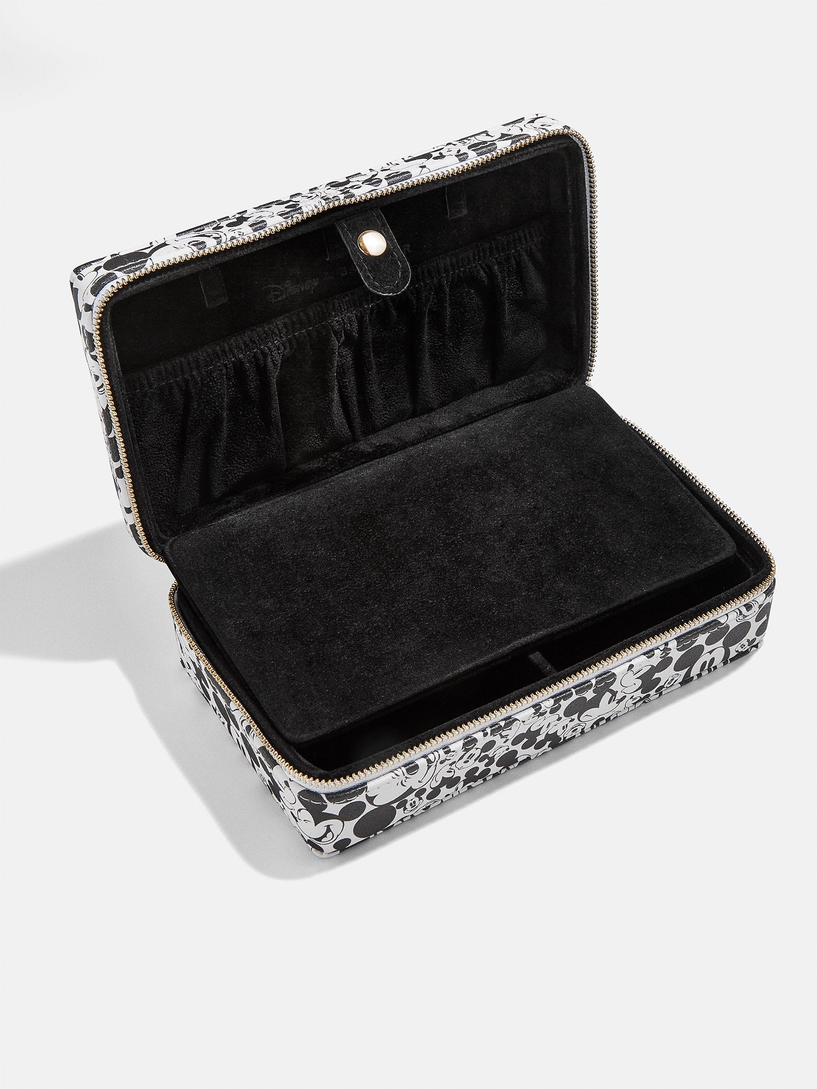 Premium Mickey Mouse Disney Jewelry Storage Case - Black & White Design