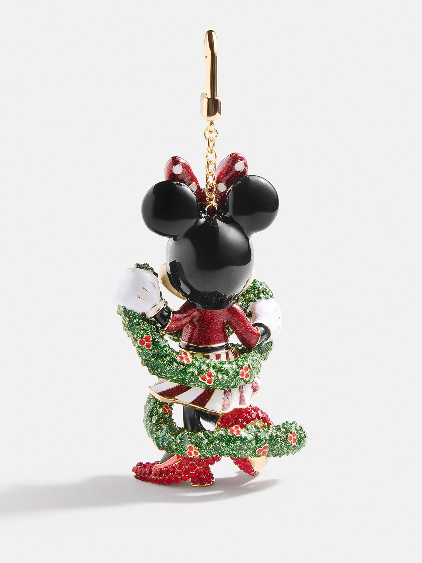 Premium Disney Minnie Mouse Tangled Up Bag Charm - Holiday Edition