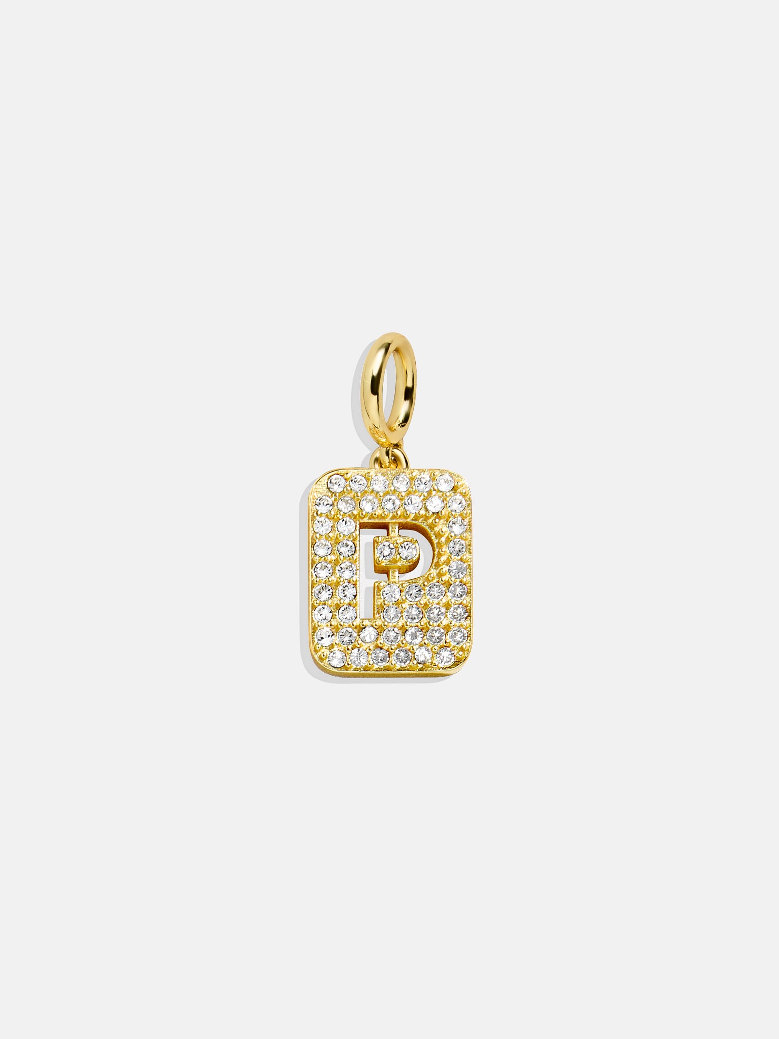 Premium Pavé Initial Cluster Charm Necklace - Personalized