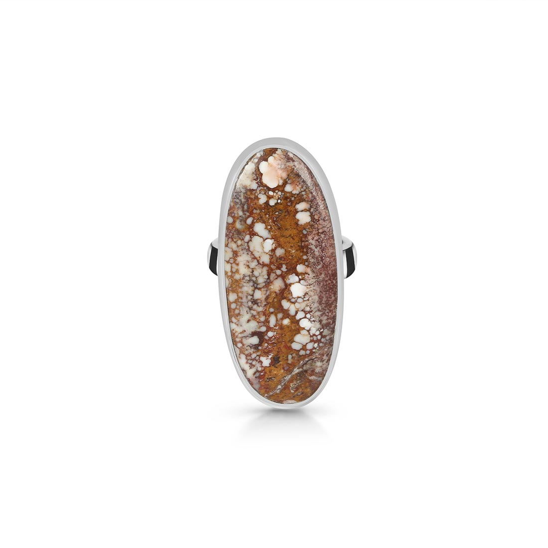 Premium Wild Horse Jasper Adjustable Ring - Elegant Statement Piece (WOJ-R-47)