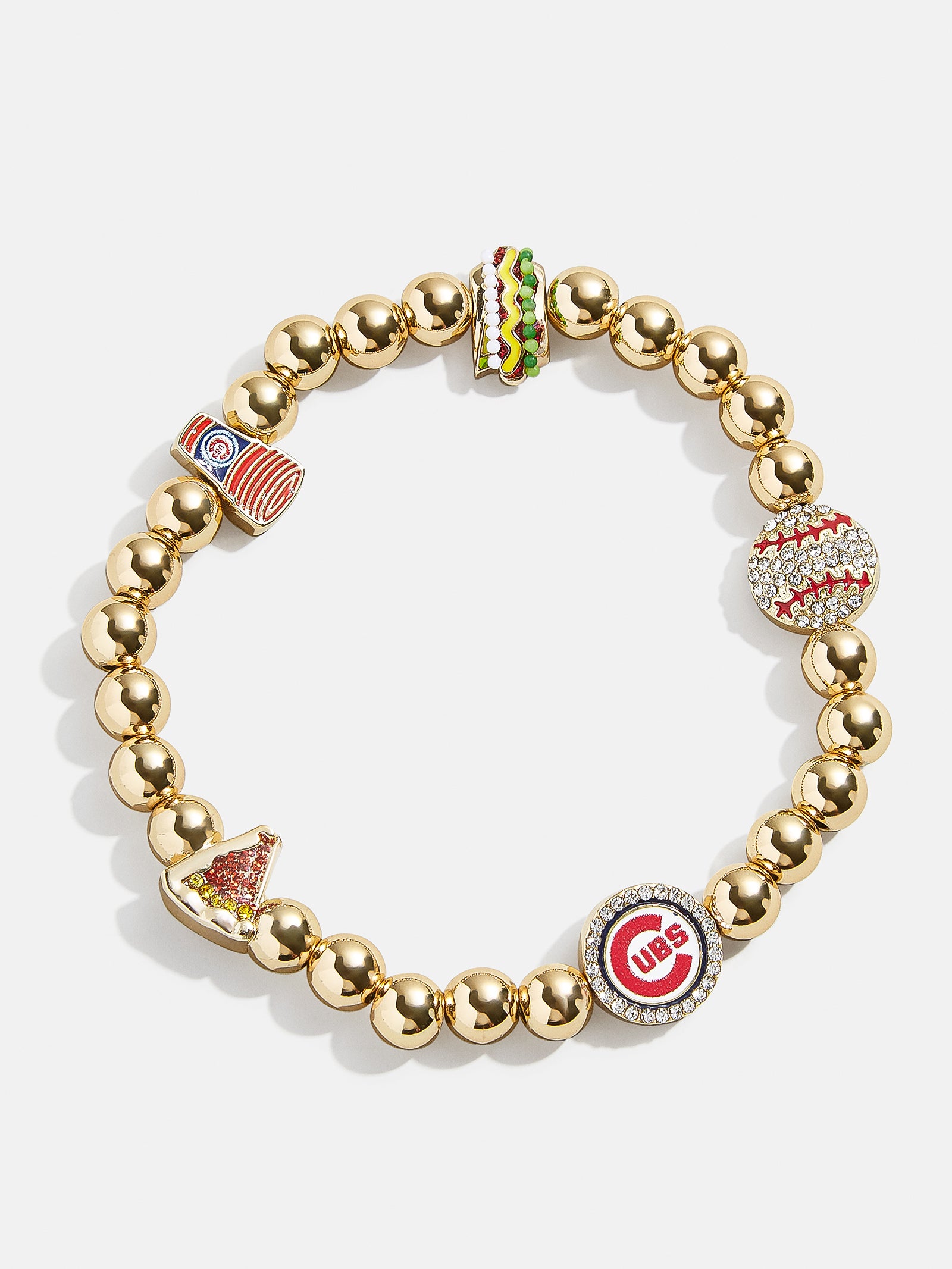 Premium MLB Chicago Cubs Pisa Charm Bracelet - Ultimate Fan Accessory