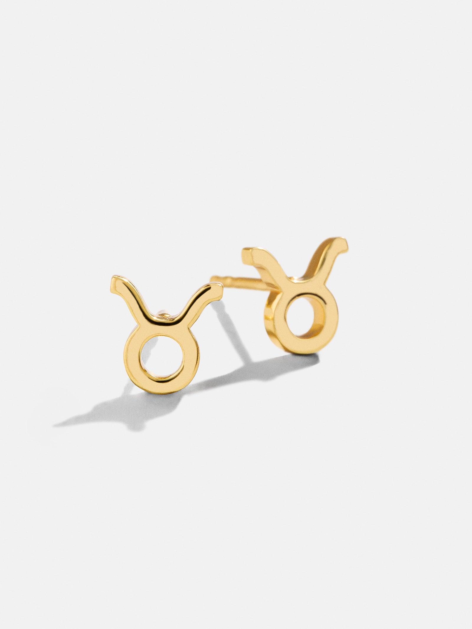 Premium 18K Gold Zodiac Stud Earrings - Gold Plated Sterling Silver