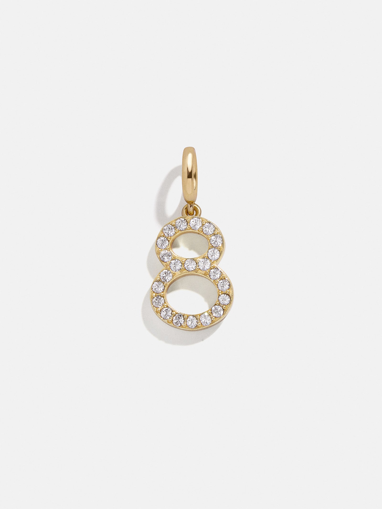 Ultimate Pavé Number Cluster Charm - Modern Layering Essential