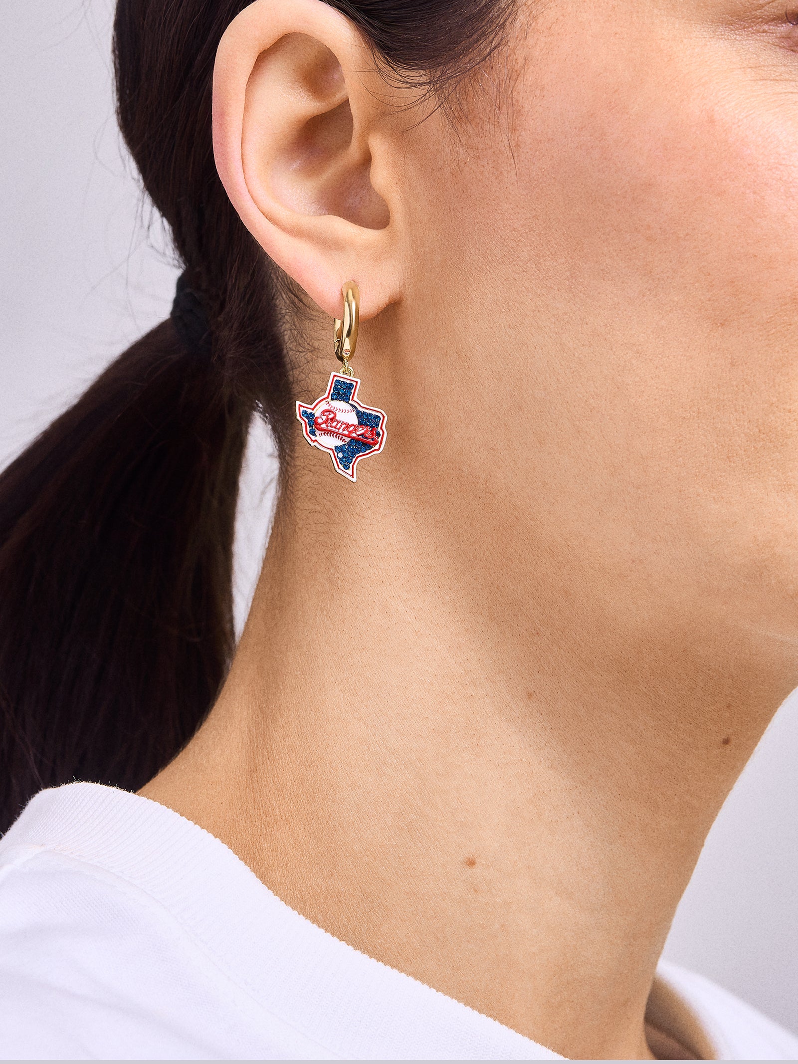 Premium MLB Texas Rangers Earring Set - Ultimate Fan Accessory