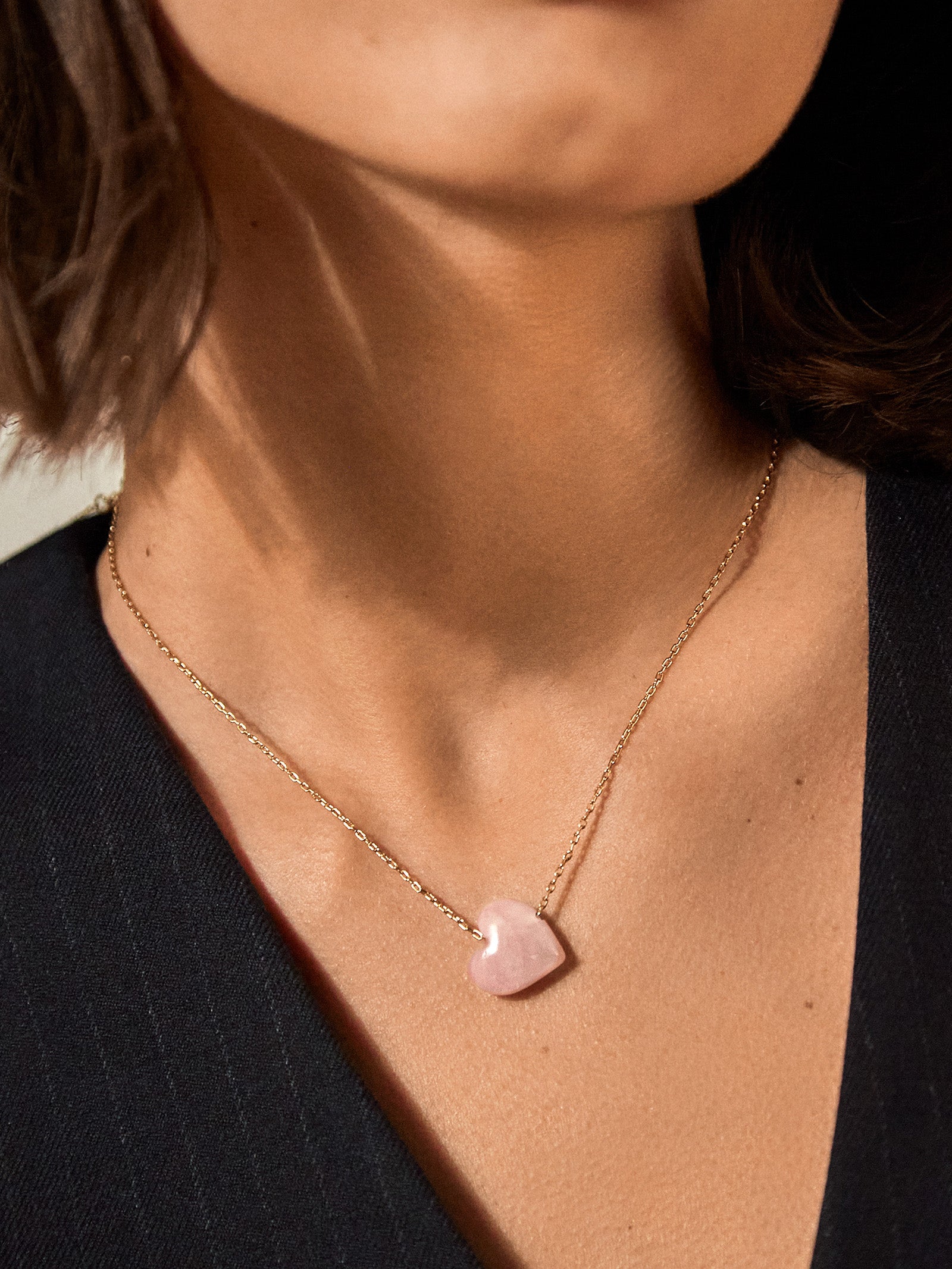 Premium Juno Rose Quartz Necklace - Ultimate Self Love Jewelry