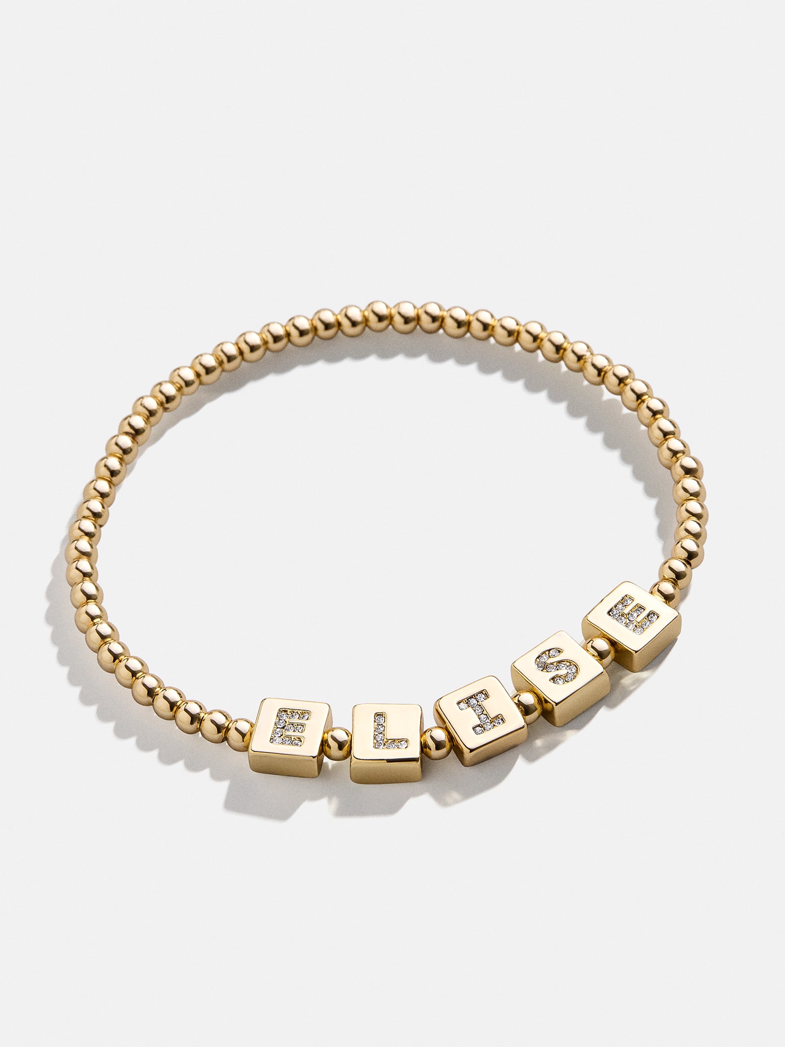 Premium Golden Custom Pisa Bracelet - Gold/Pavé