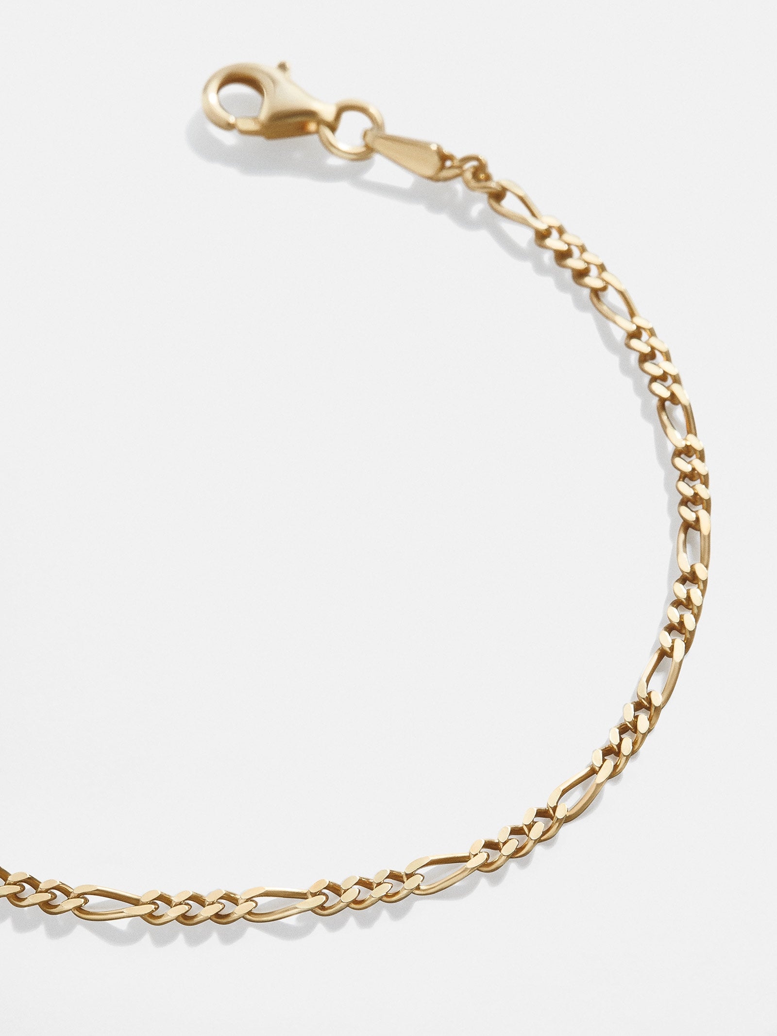 Premium Figaro 18K Gold Bracelet - Ultimate Luxury Statement