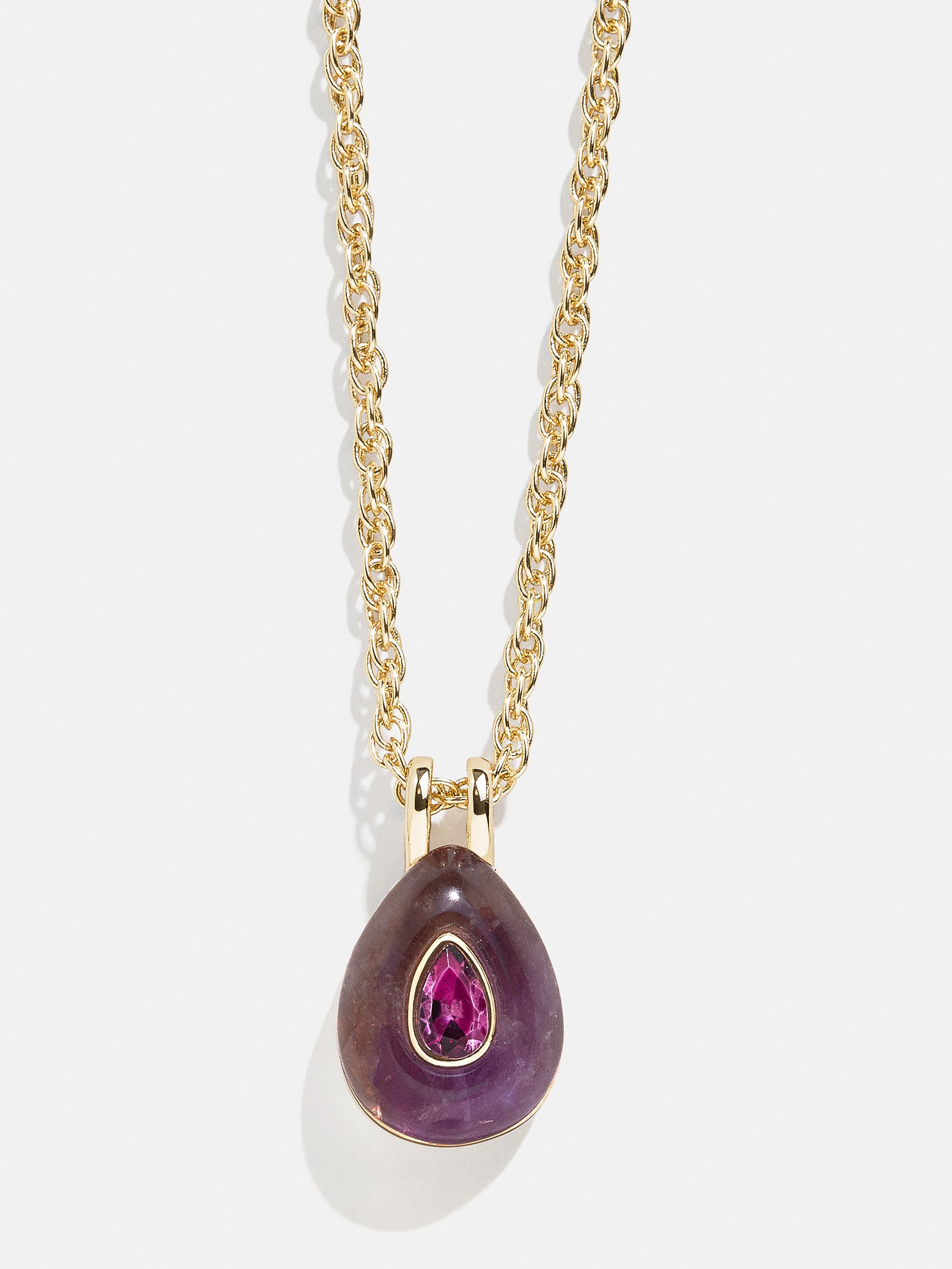 Premium Teardrop Birthstone Necklace - Amethyst | Ultimate Style Upgrade