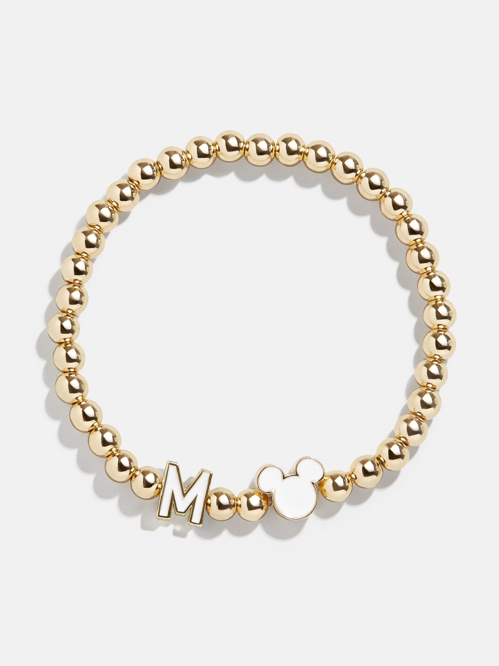 Premium Mickey Mouse Disney Initial Pisa Bracelet - White