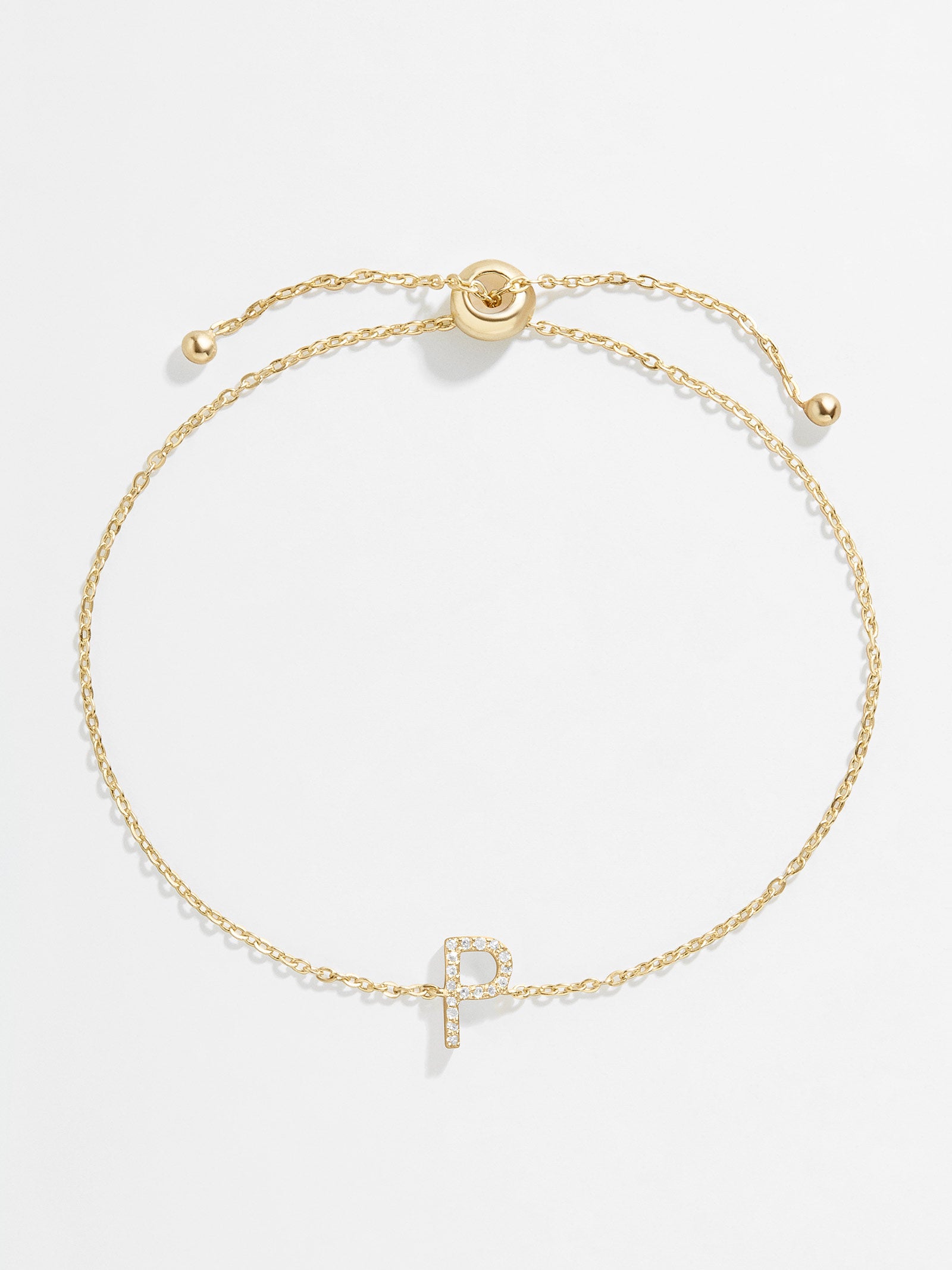 Premium 14K Gold & Diamond Initial Bracelet - Personalized Luxury Jewelry