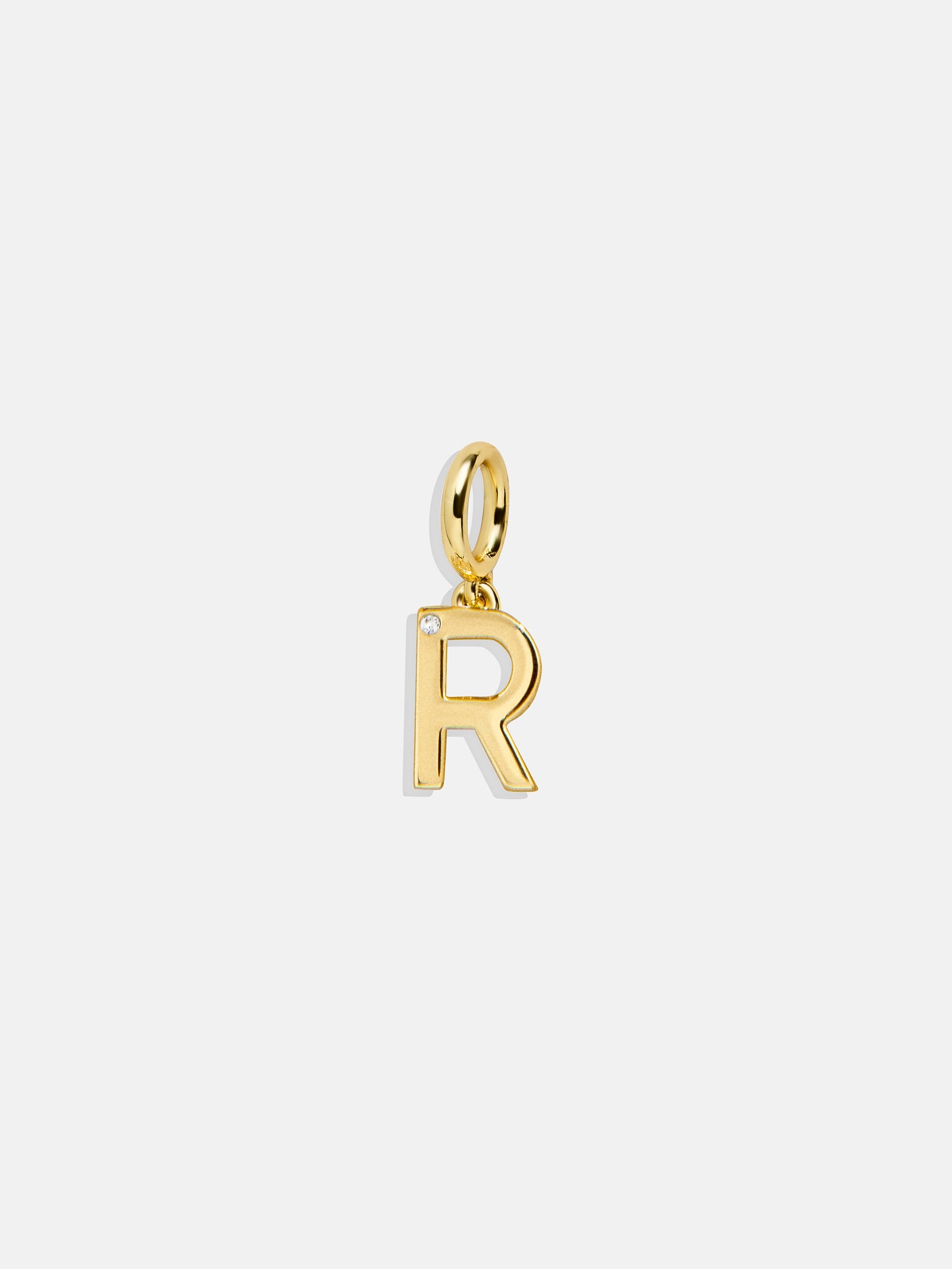 Premium Classic Initial Cluster Charm Necklace - R