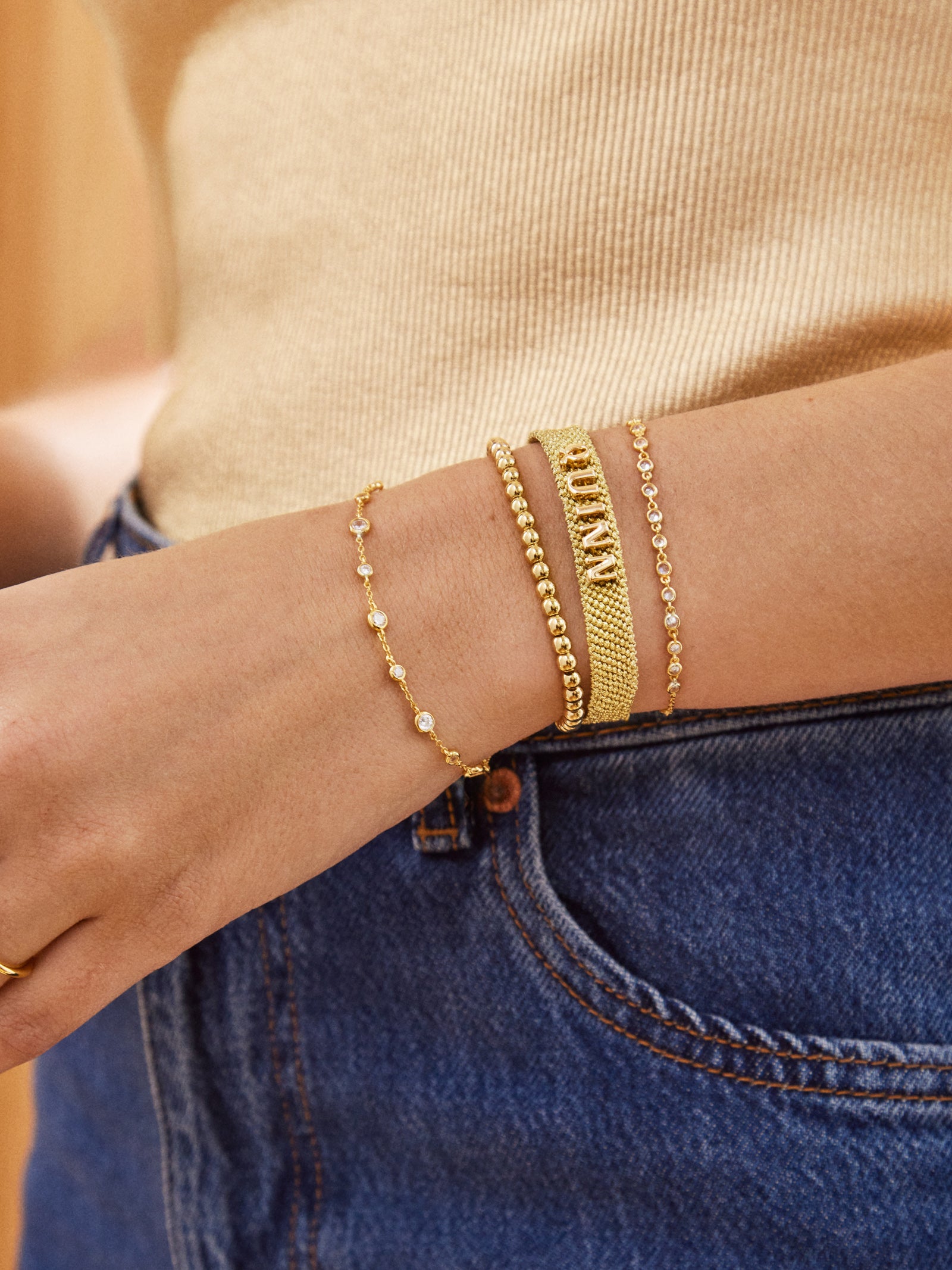 Premium Pisa Gold Bracelet - Ultimate Stack Essential