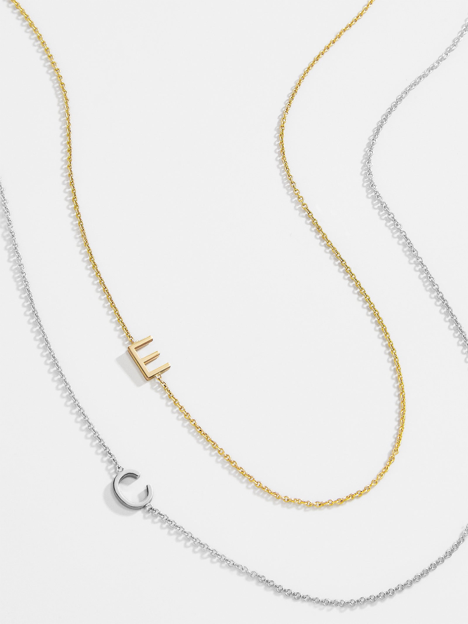 Premium Maya Brenner Custom Initial Necklace - Personalized 14K Gold Layering Piece