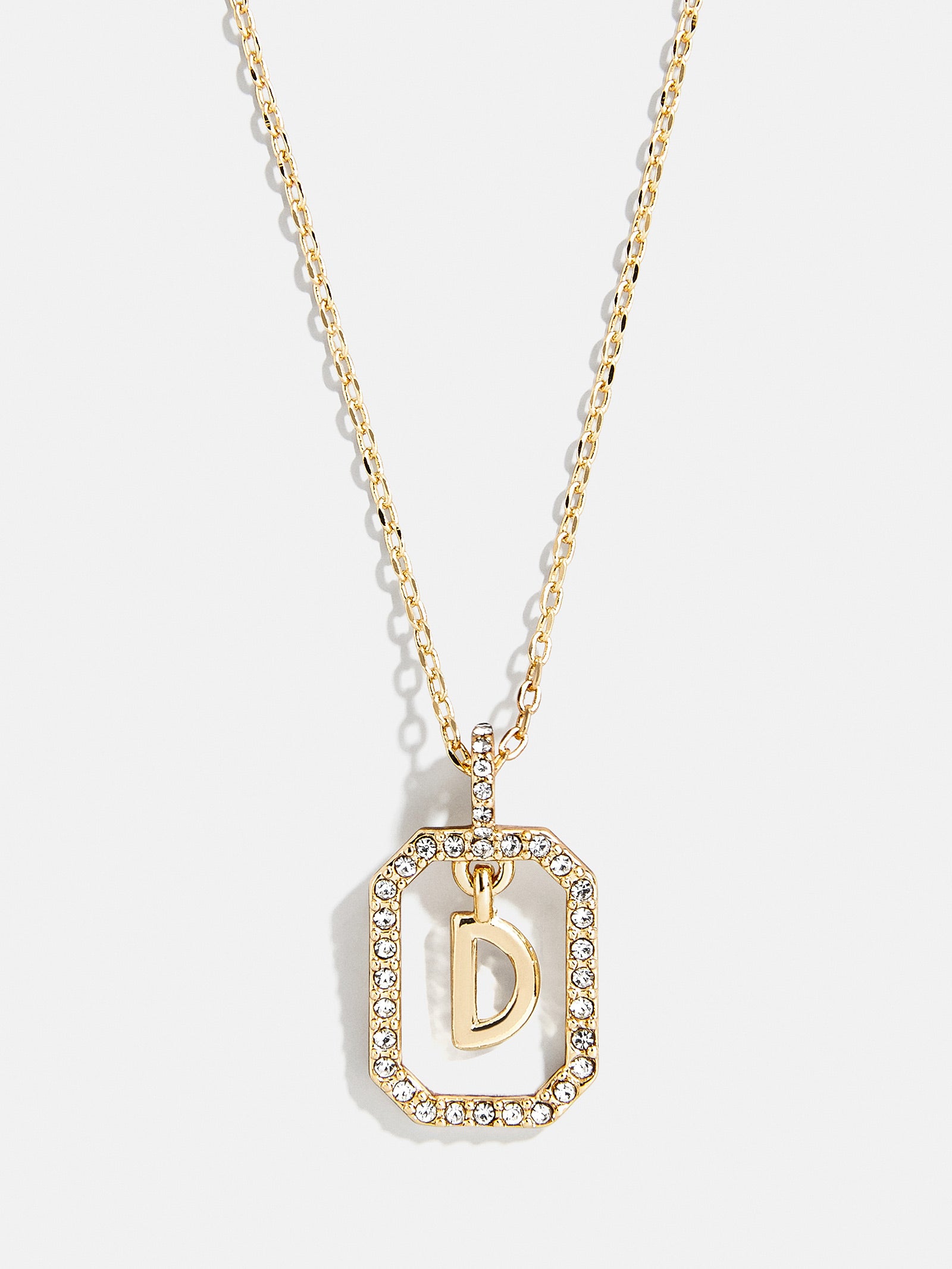 Premium Alicia Initial Necklace - Gold & Pavé Crystal Design