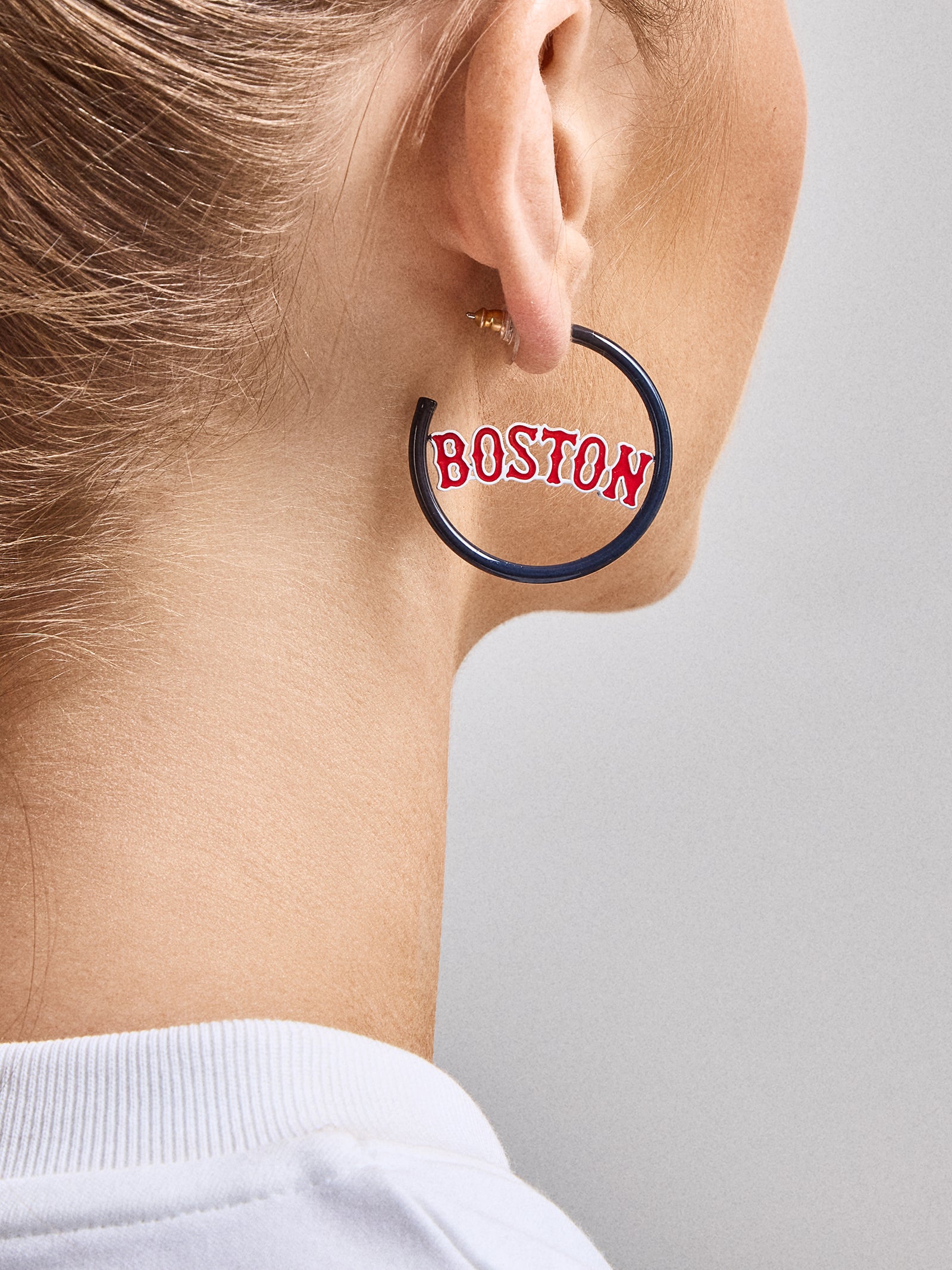 Premium MLB Enamel Hoops - Boston Red Sox Edition