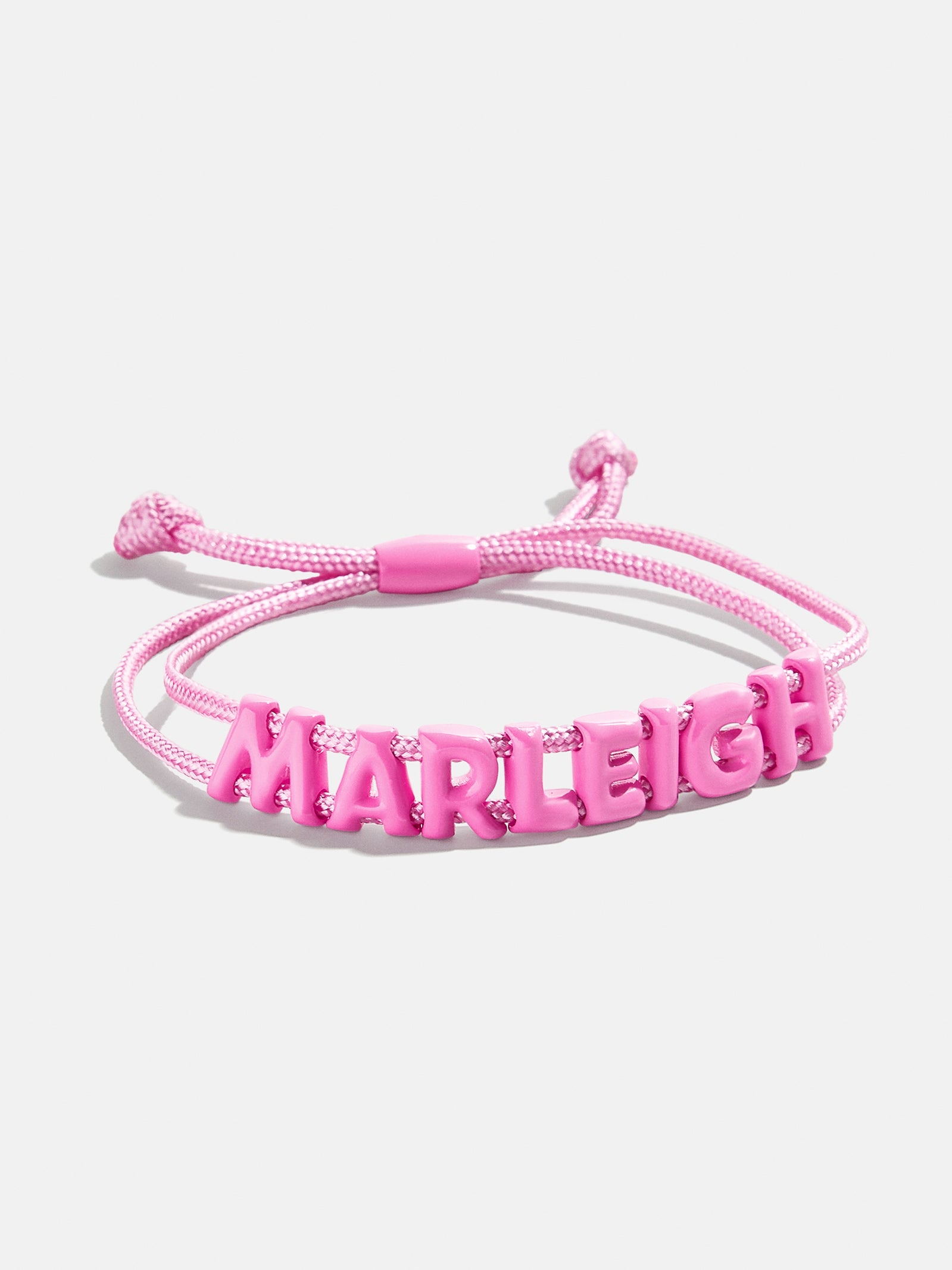 Ultimate Kids' Custom Slider Bracelet - Hot Pink | Personalized & Stretchable