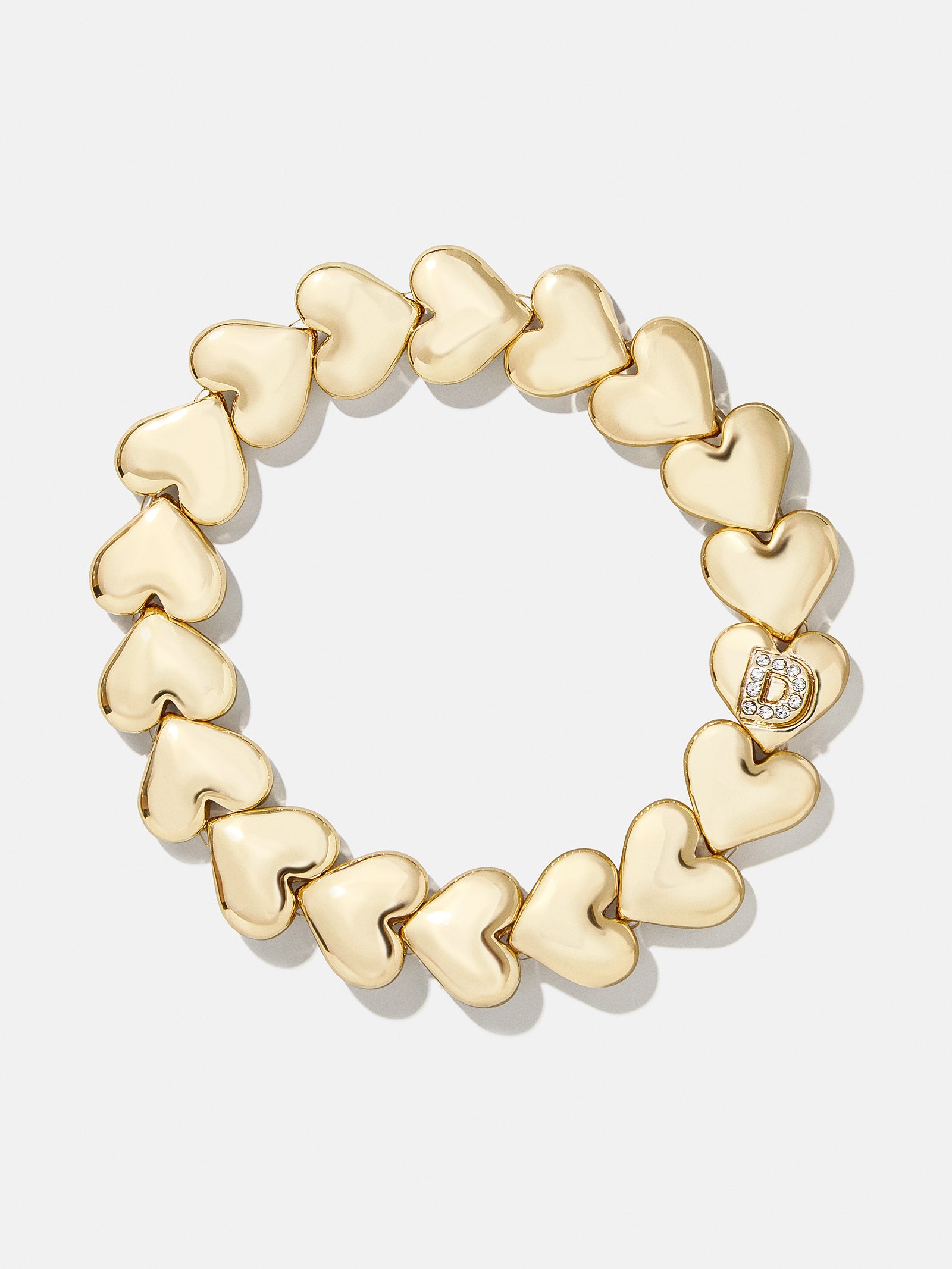 Premium Caroline Initial Bracelet - Gold/Pavé with Custom Initial