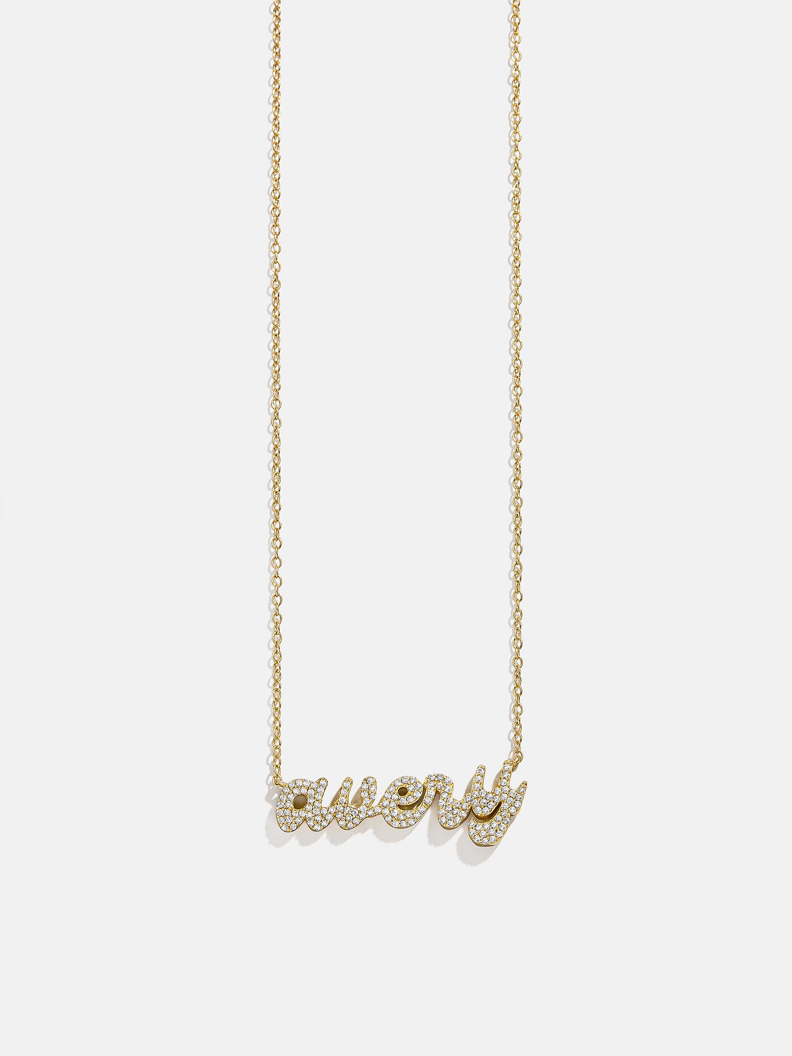 Premium 18K Gold Paris Custom Nameplate Necklace - Ultimate Personalization