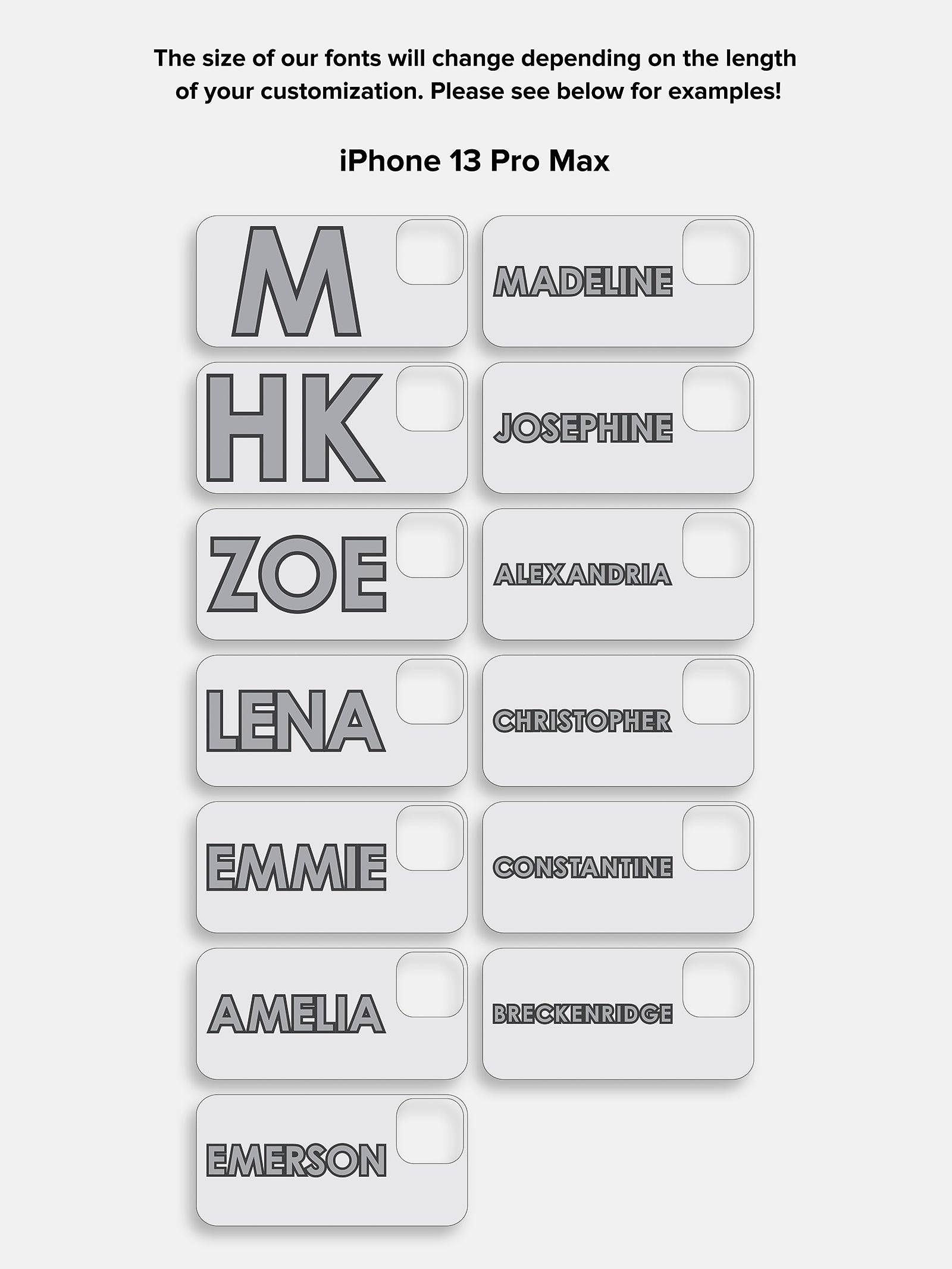 Premium Custom iPhone Case with 3D Block Font - Lavender & White