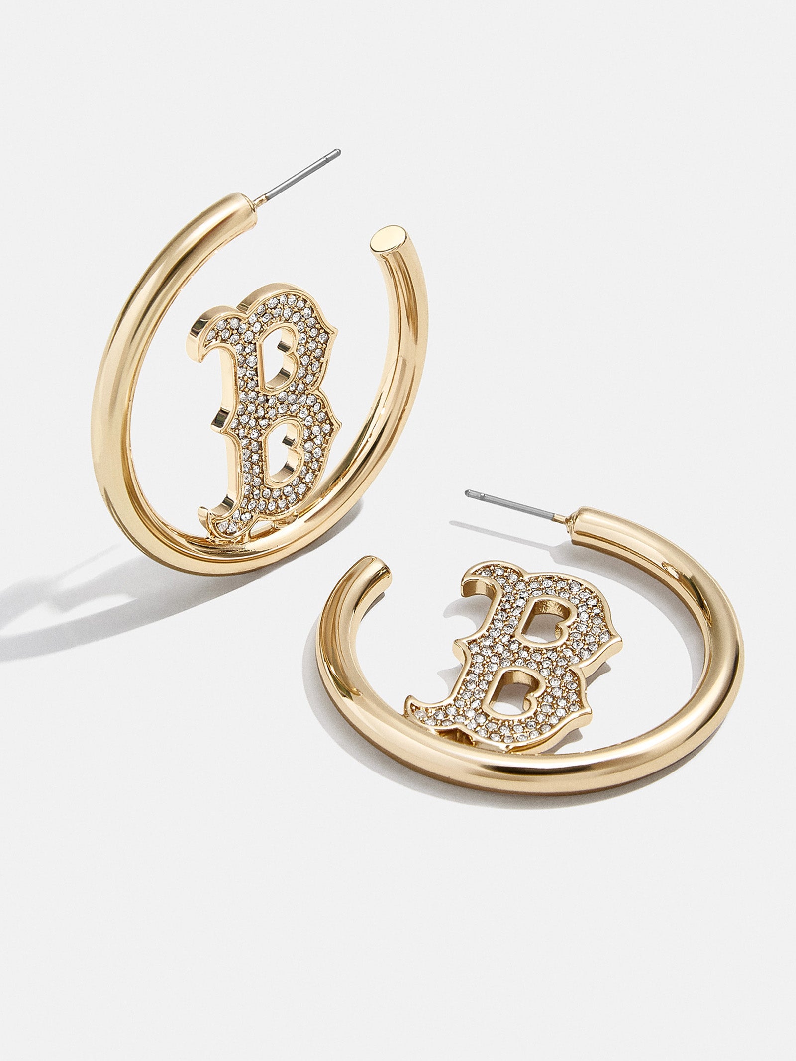 Premium MLB Gold Logo Hoops - Boston Red Sox Edition