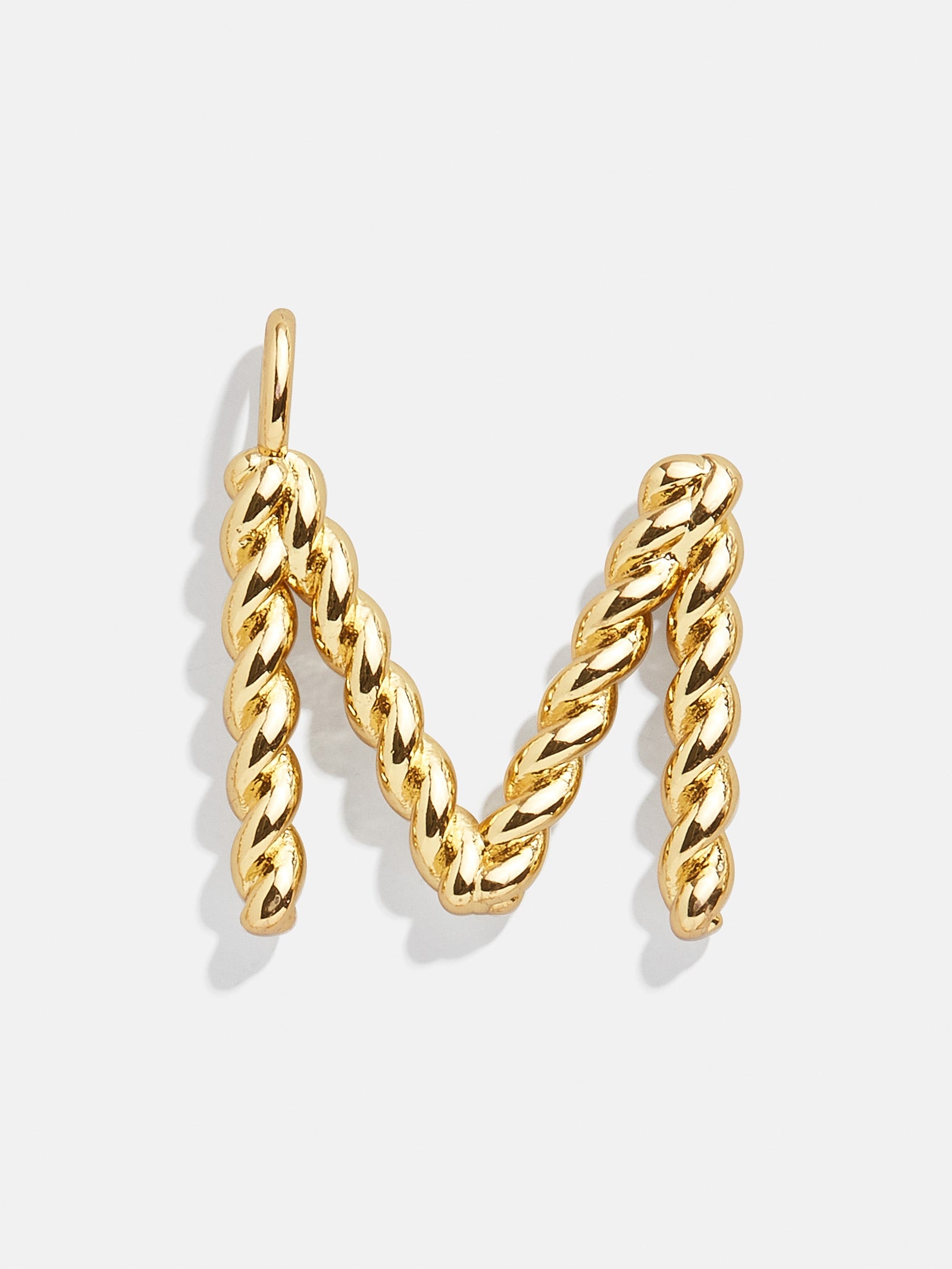 Premium Jupiter Charm - Modern Gold Twisted Initial Pendant