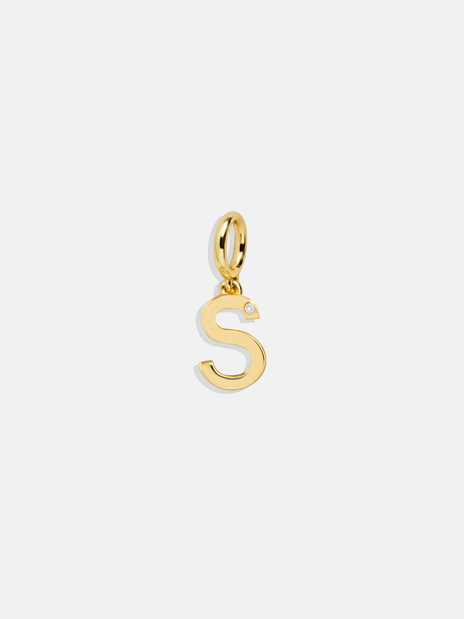 Premium Initial Cluster Charm Necklace - Sleek Gold & Crystal