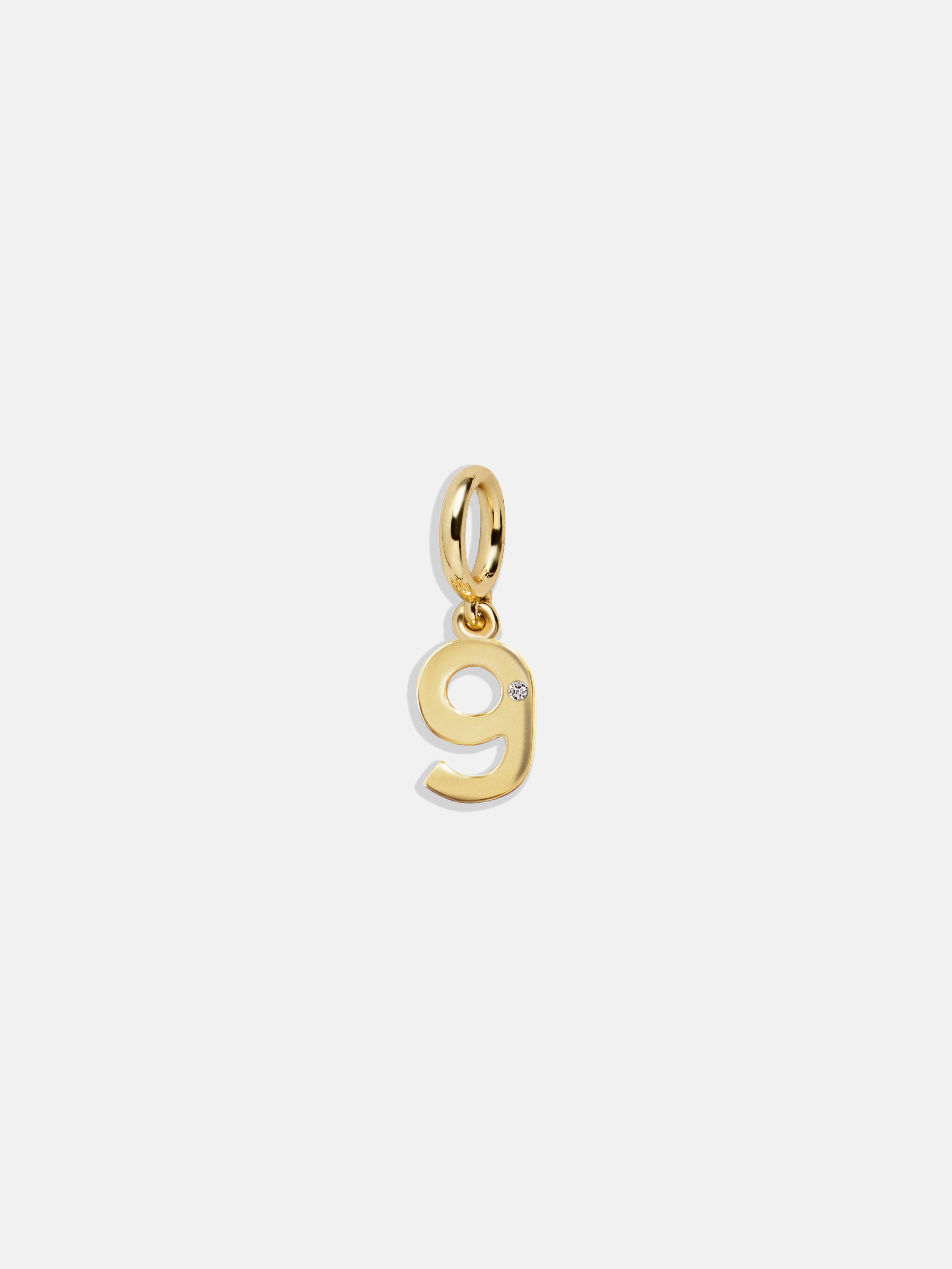 Premium Gold Number Cluster Charm - 9 | Modern & Meaningful Jewelry