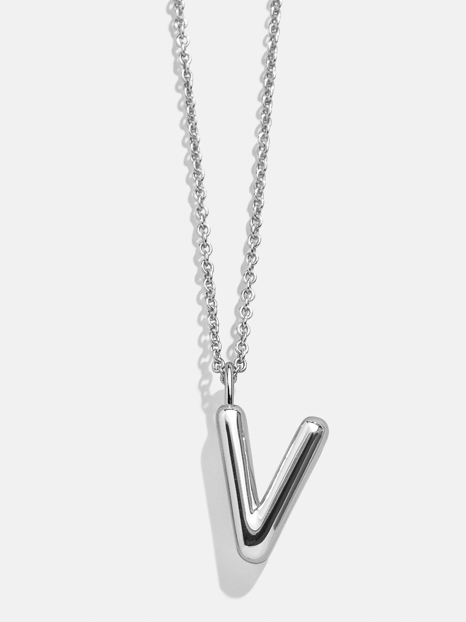 Premium Sterling Silver Custom Initial Necklace - Personalized Minimalist Jewelry