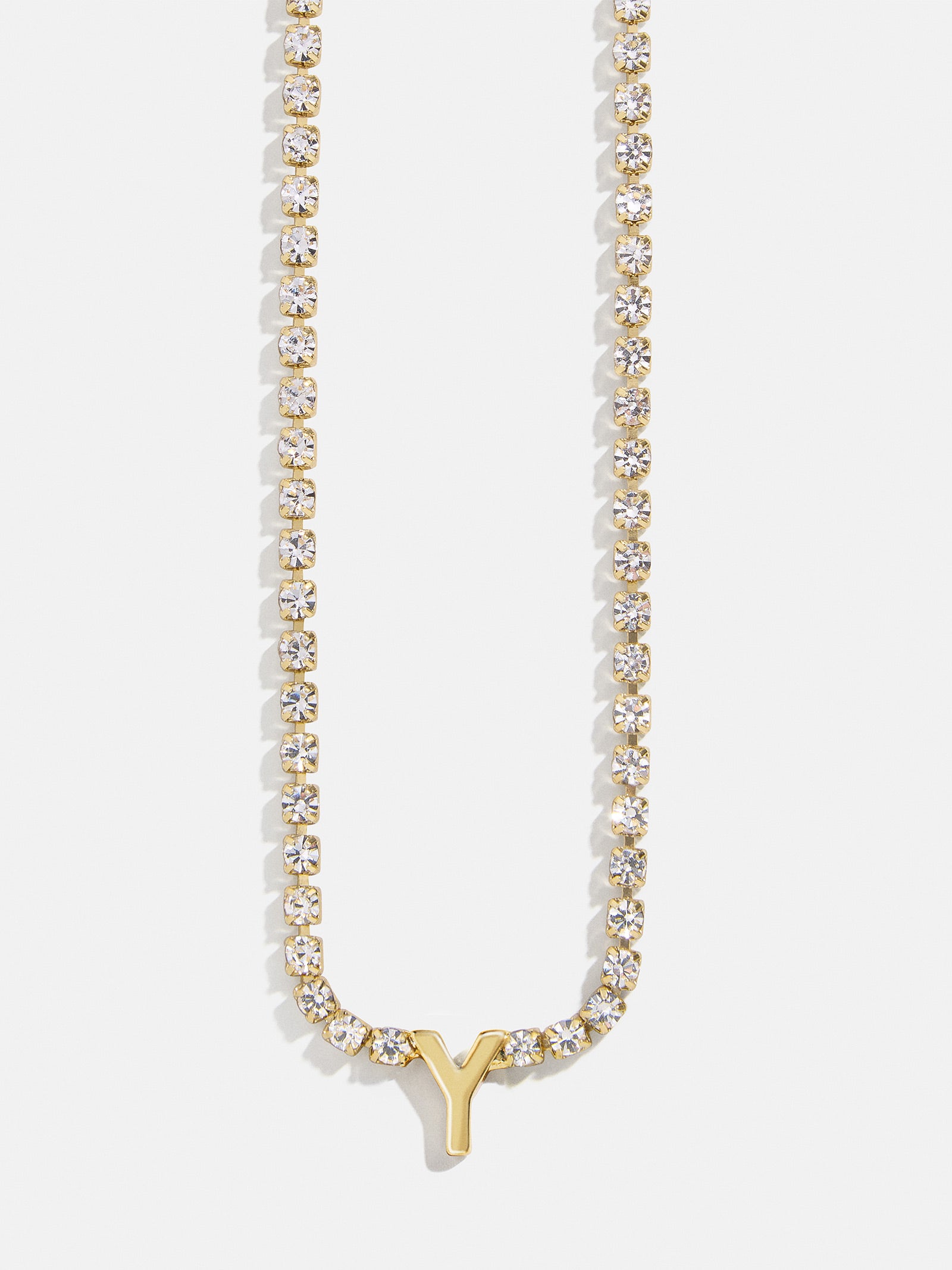 Premium Ruth Initial Tennis Necklace - Gold/Pavé | Ultimate Personalized Jewelry