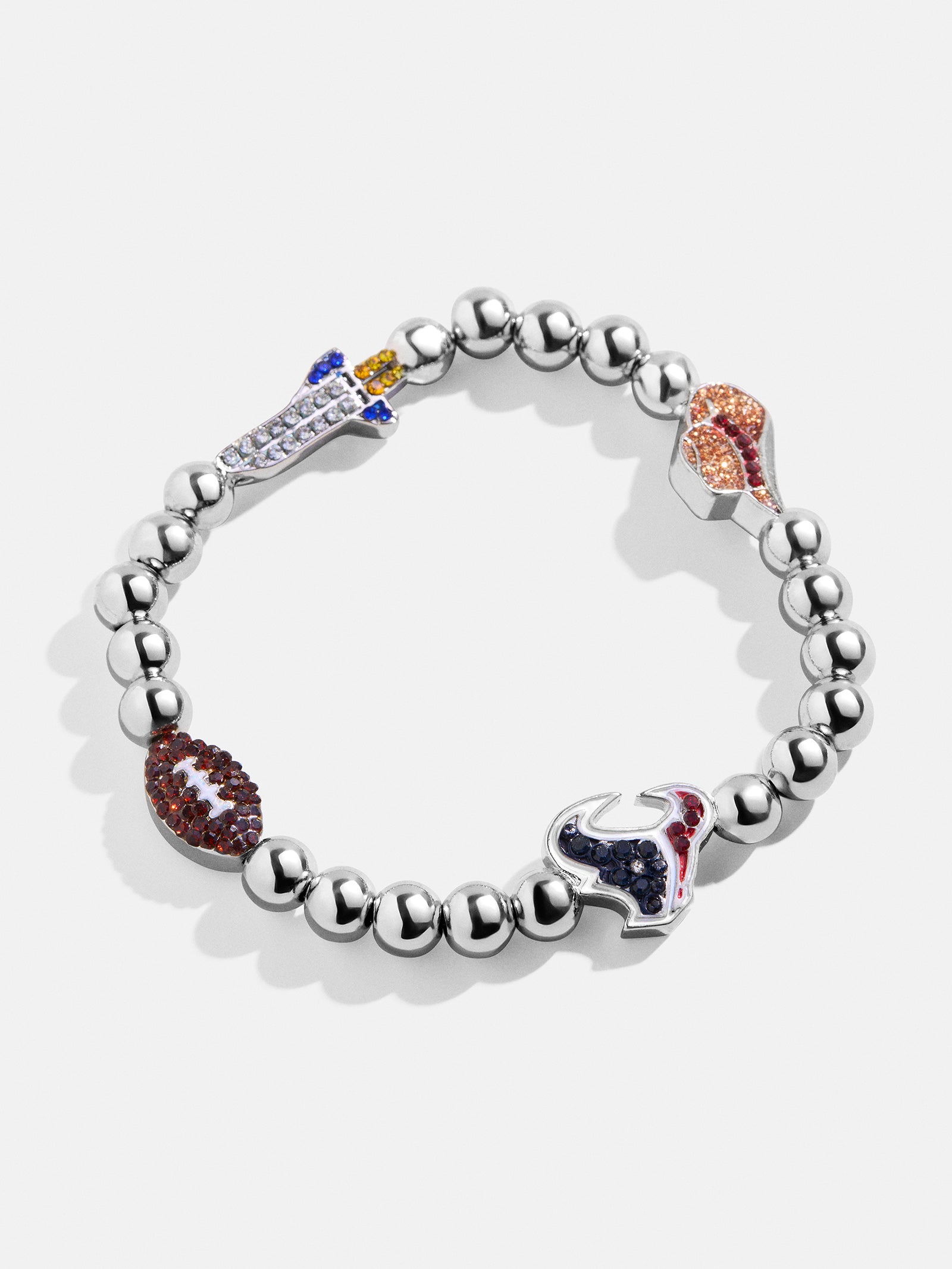 Premium Houston Texans NFL Charm Bracelet - Ultimate Fan Accessory