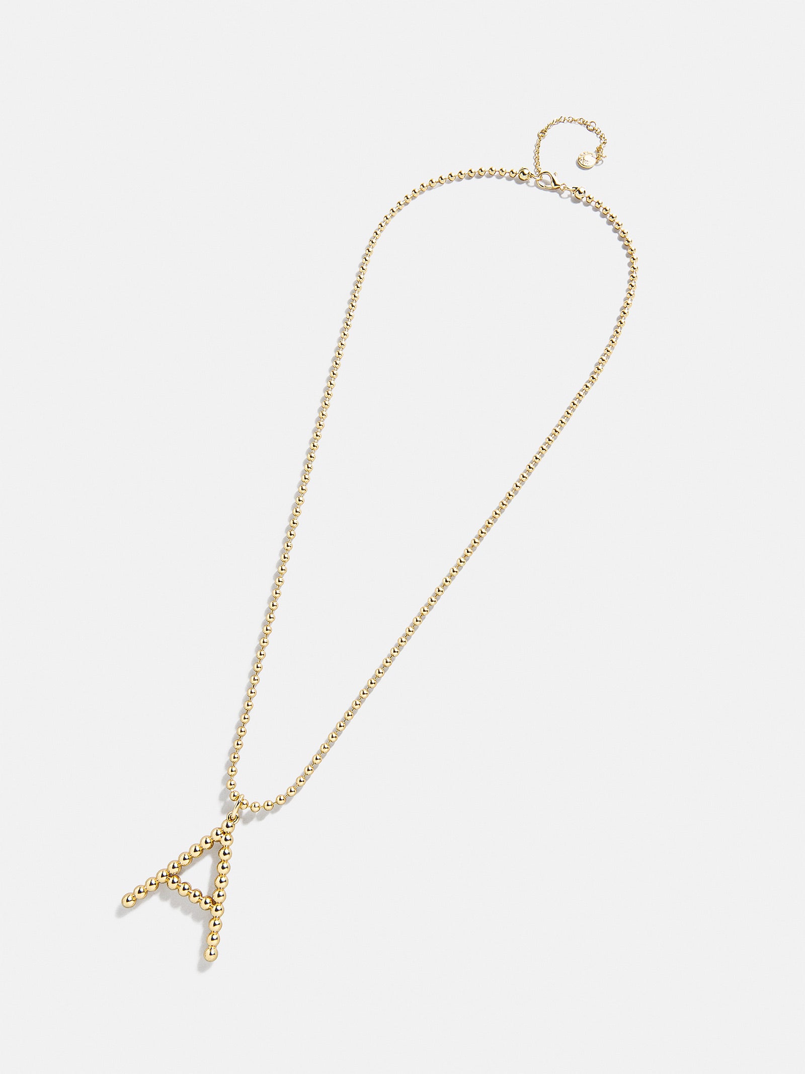 Ultimate Oversized Pisa Initial Necklace - Premium Gold