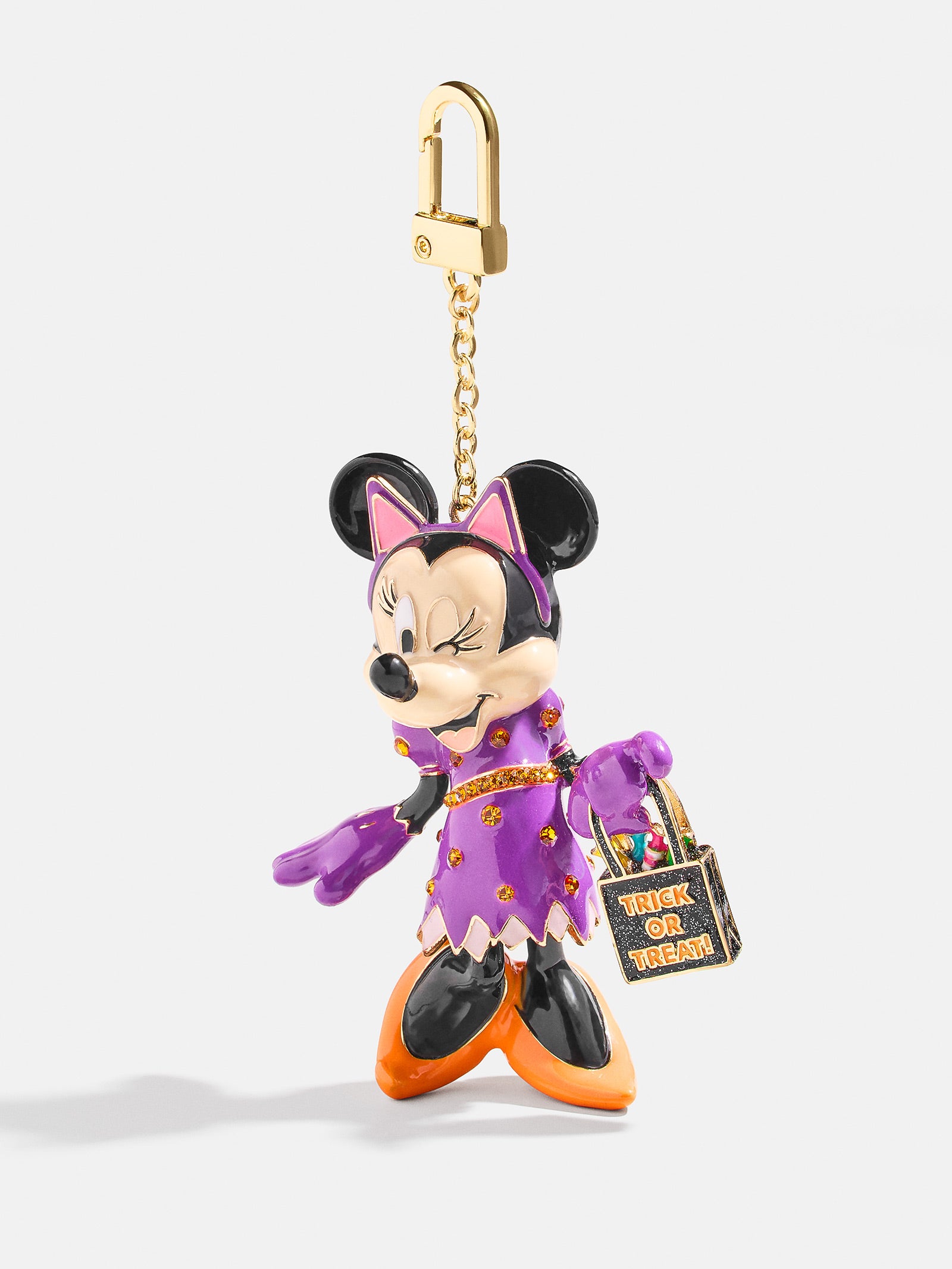 Premium Minnie Mouse Glow-In-The-Dark Bag Charm - Disney Halloween Essential