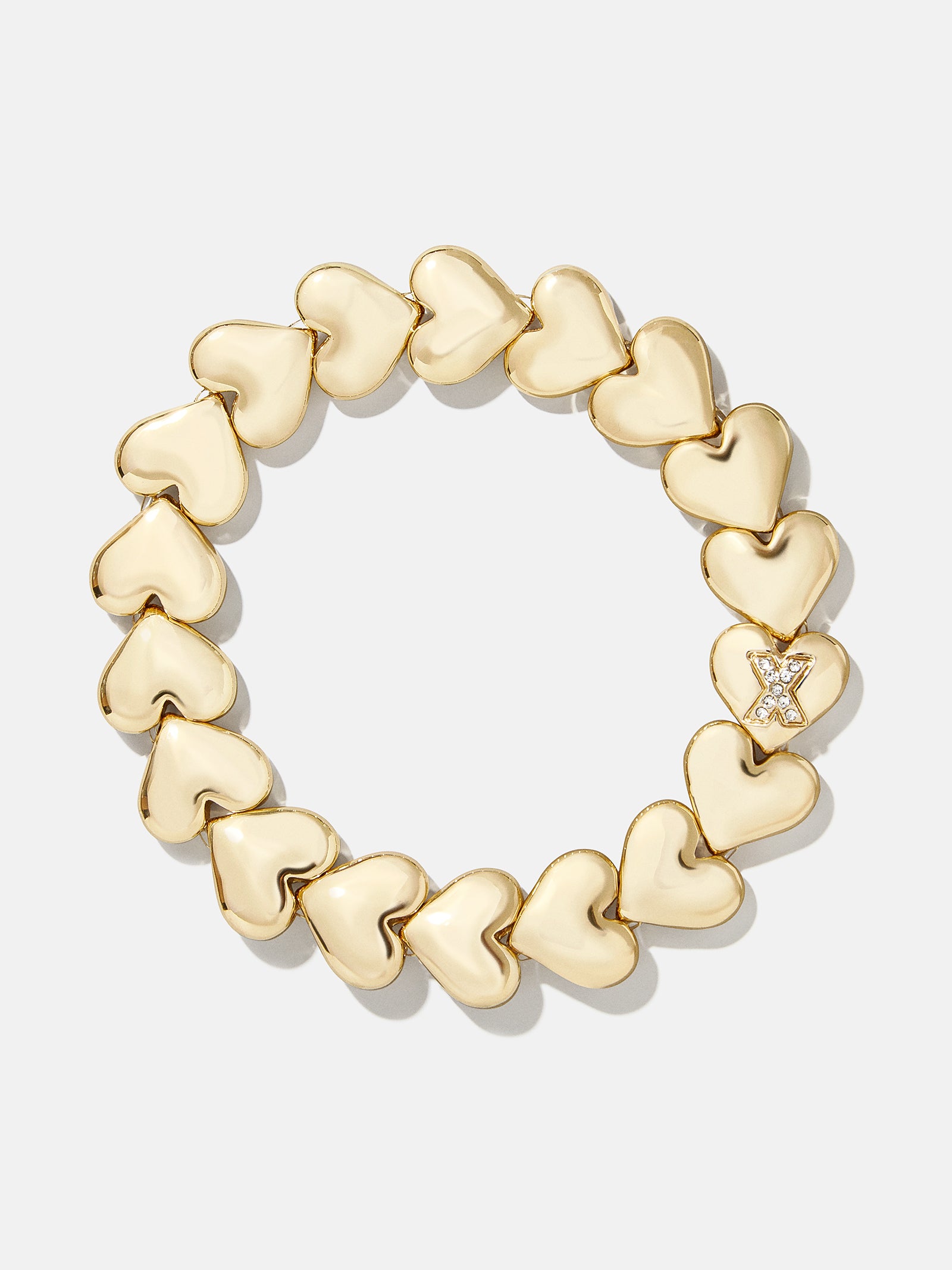 Premium Caroline Initial Bracelet - Gold/Pavé with Custom Initial