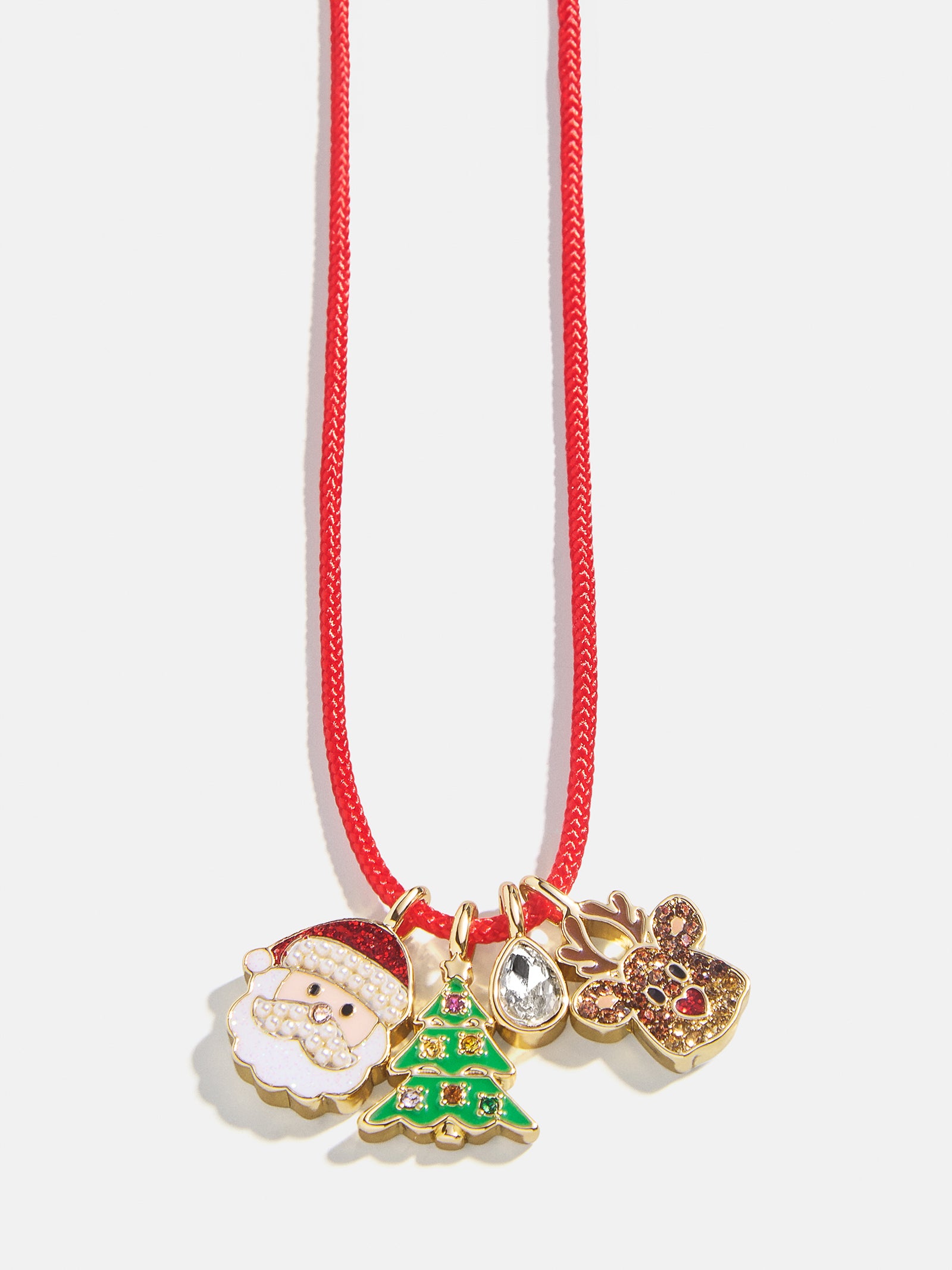 Ultimate Ho Ho Ho Kids' Festive Charm Necklace - Red