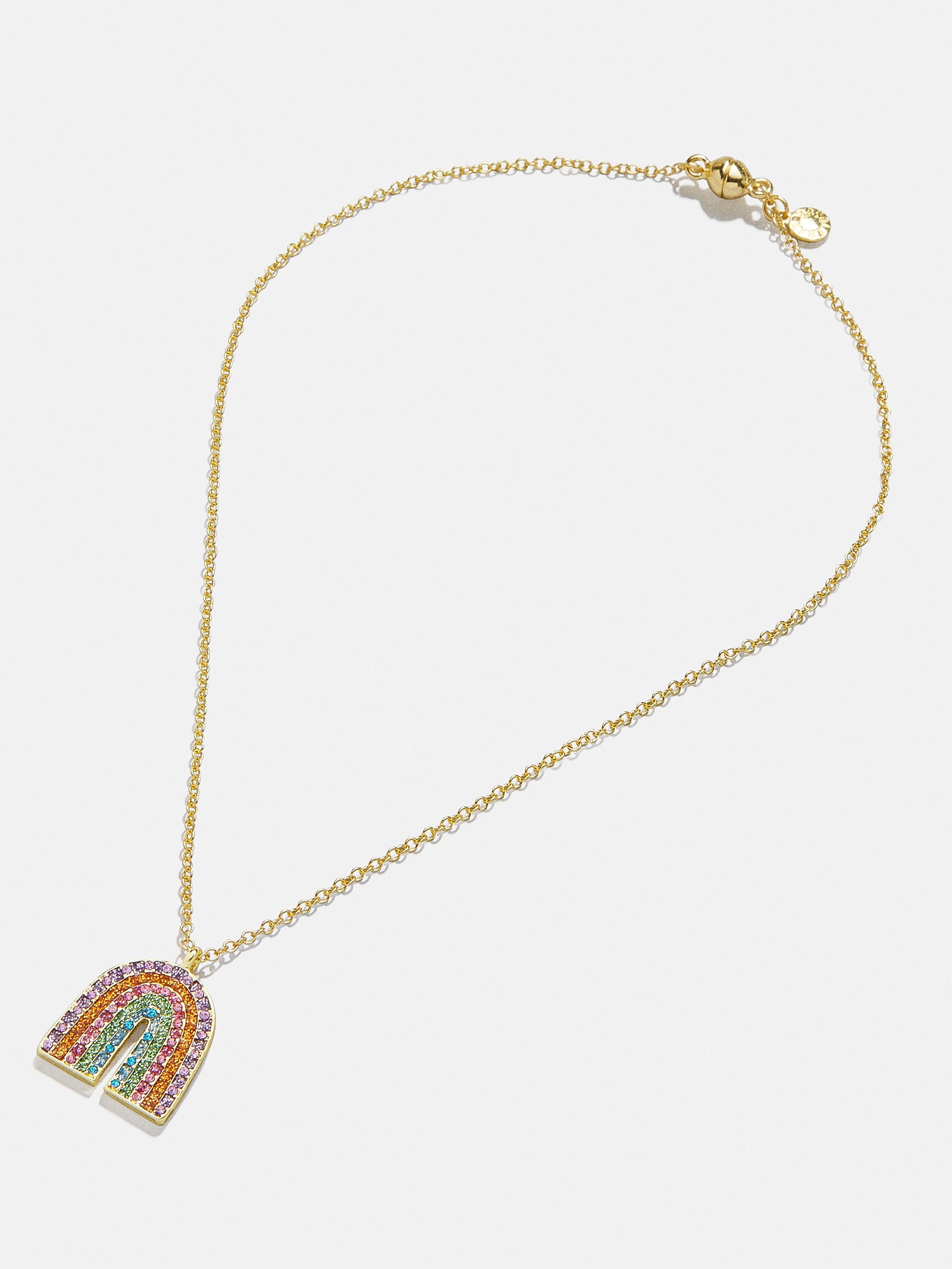 Premium Maeve Kids' Rainbow Pendant Necklace - Ultimate Style for Little Ones