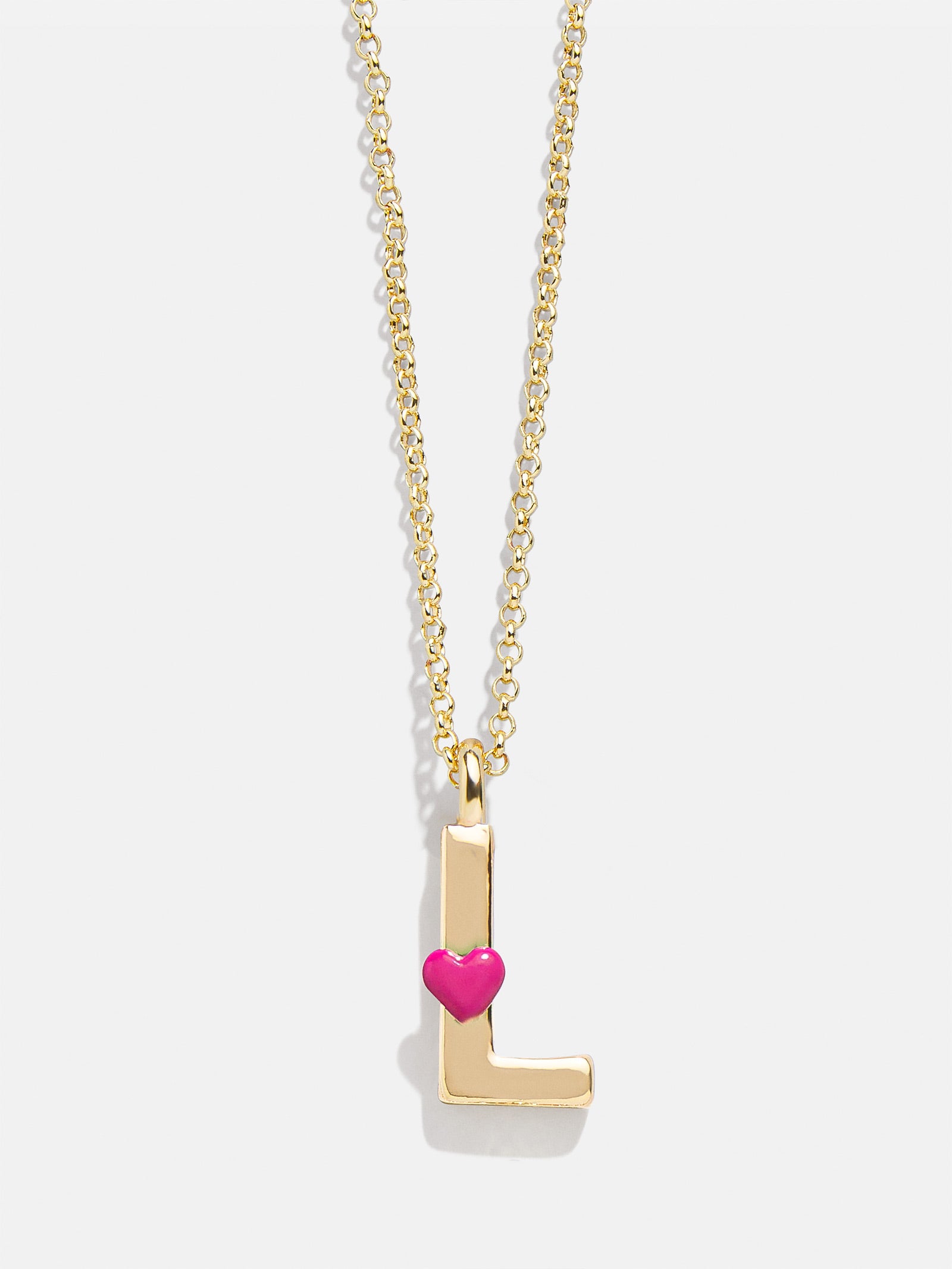 Premium Kids' Heart Initial Necklace - Personalized Gold Jewelry