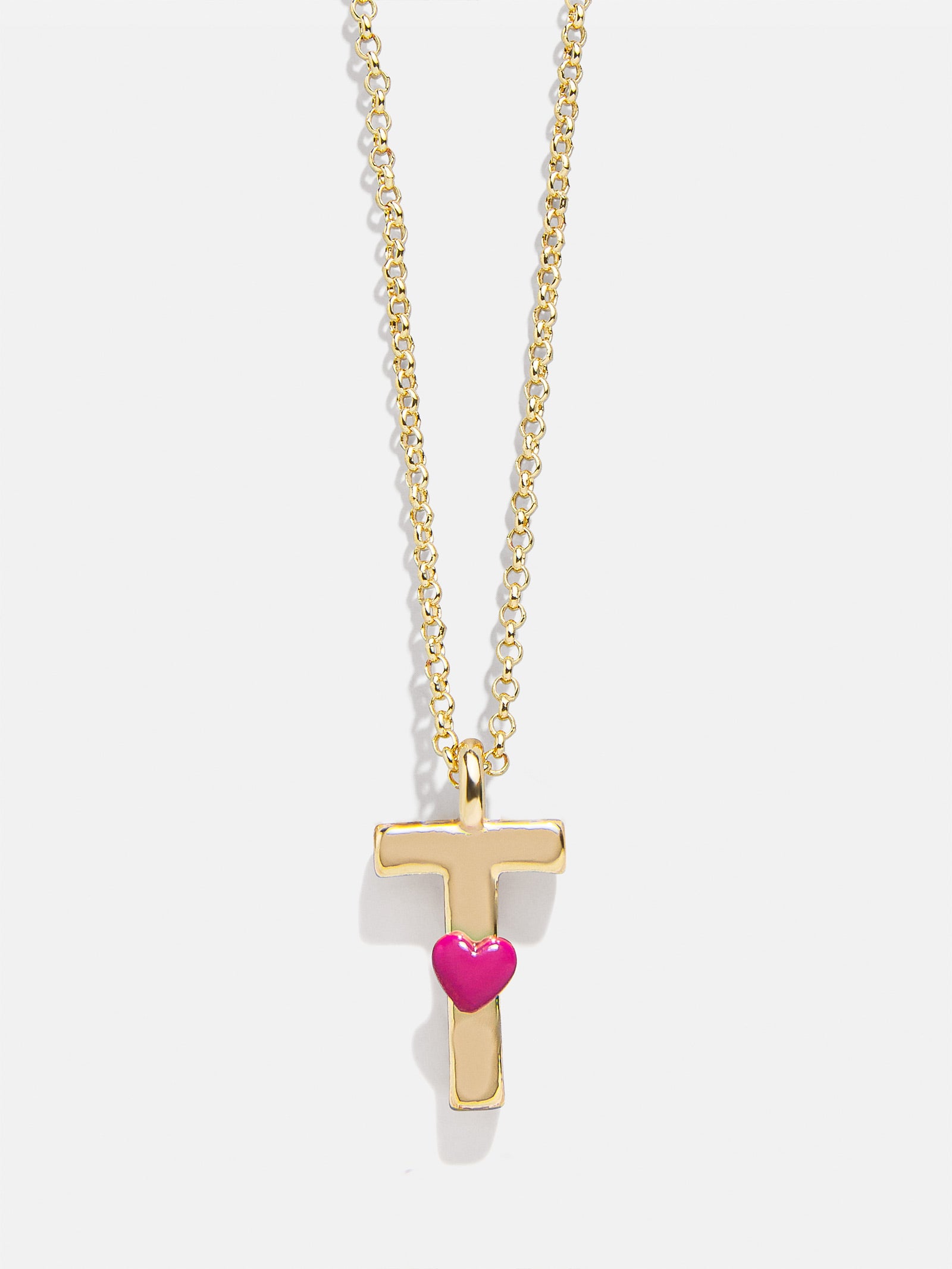 Premium Kids' Heart Initial Necklace - Personalized Gold Jewelry